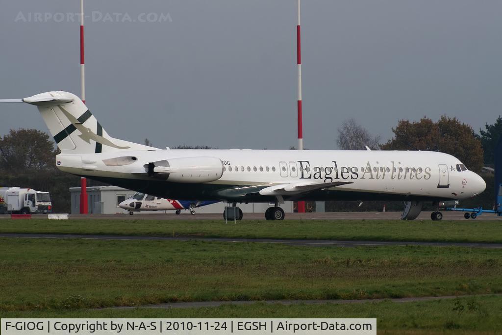 F-GIOG, 1991 Fokker 100 (F-28-0100) C/N 11364, New Airline!