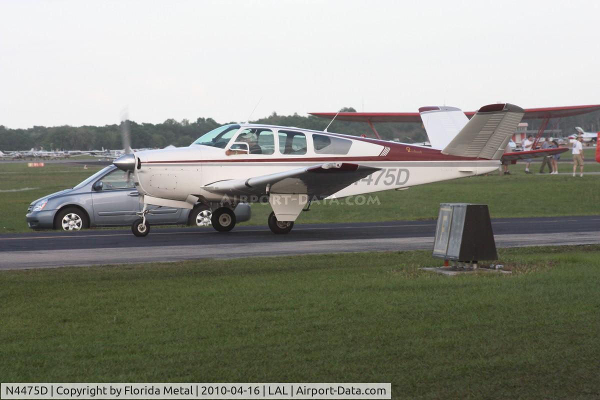 N4475D, 1956 Beech G35 Bonanza C/N D-4619, Beech G35