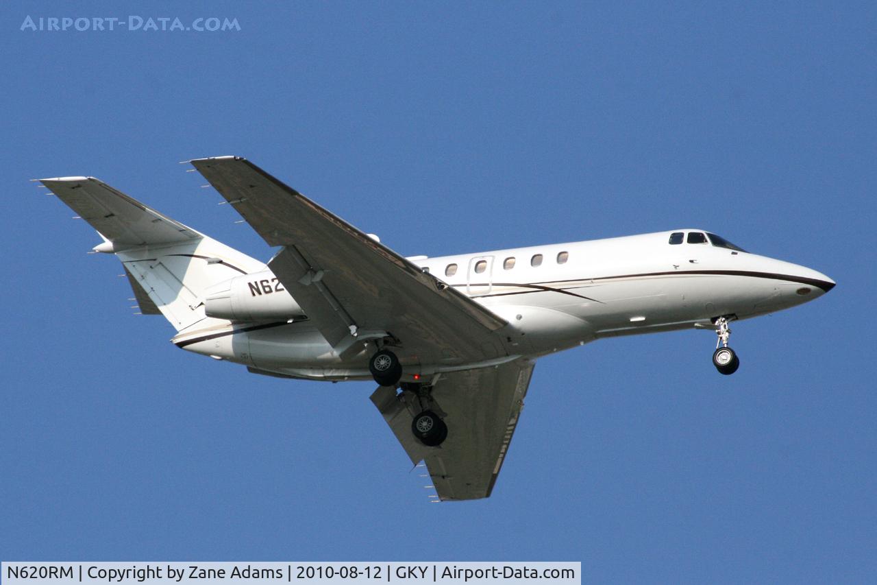 N620RM, 1988 British Aerospace BAe.125 Series 800A C/N 258124, Arriving at Arlington Municipal Airport - Arlington, TX