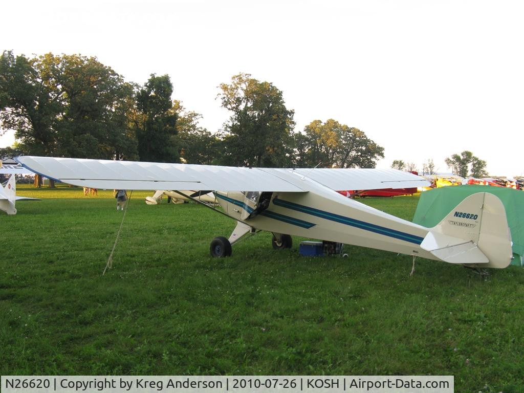 N26620, 1940 Taylorcraft BF-65 C/N 1962, EAA AirVenture 2010