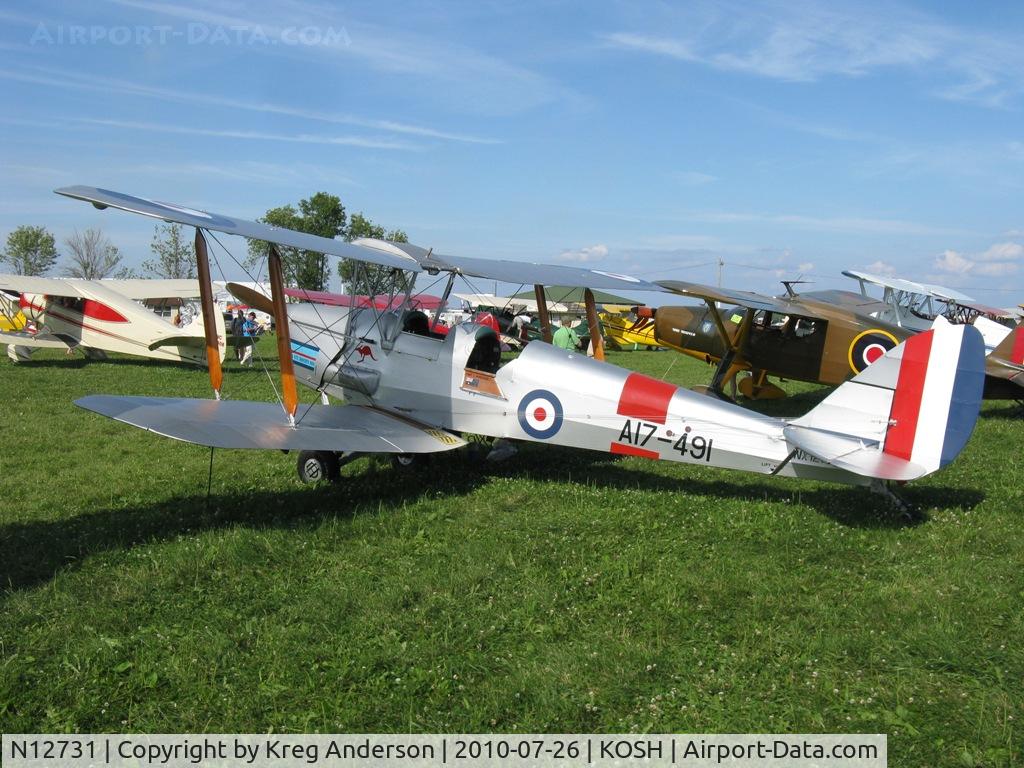 N12731, 1942 De Havilland Australia DH-82A Tiger Moth C/N DHA914, EAA AirVenture 2010
