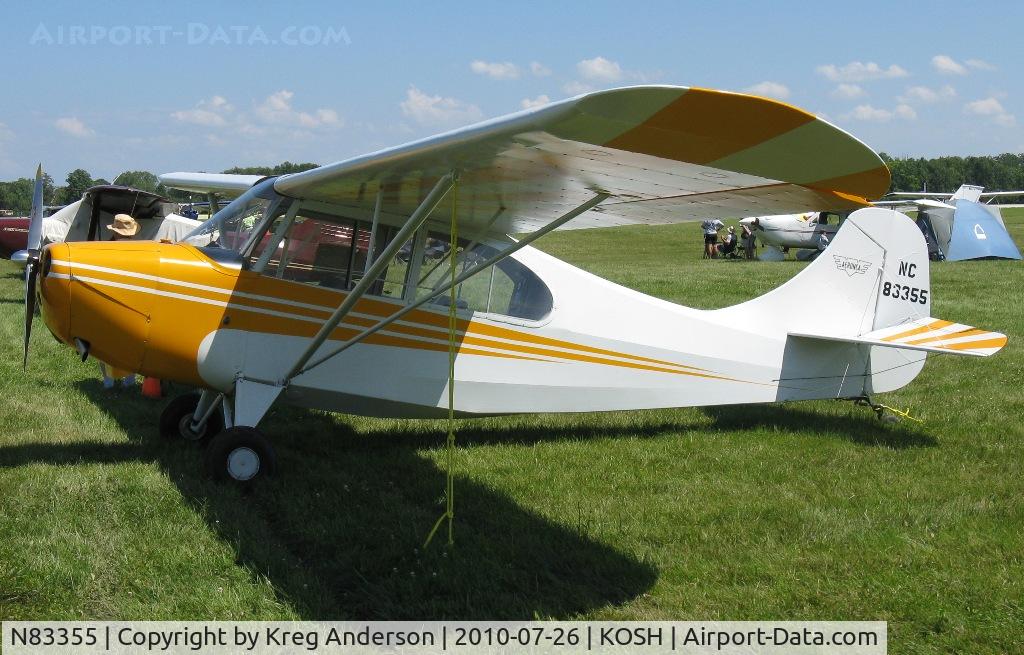 N83355, 1946 Aeronca 7AC Champion C/N 7AC-2022, EAA AirVenture 2010