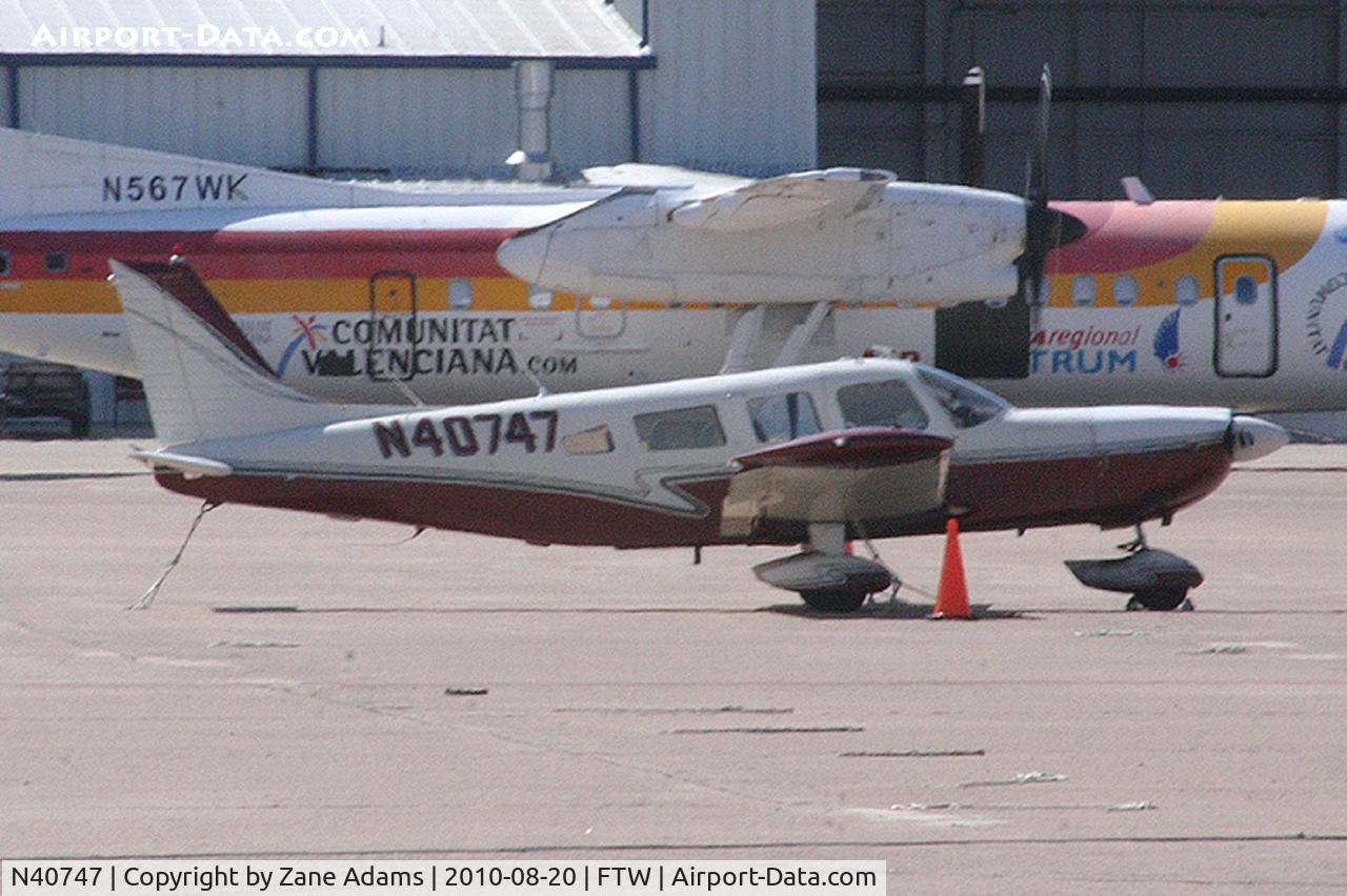 N40747, 1973 Piper PA-32-300 Cherokee Six C/N 32-7440058, At Meacham Field - Fort Worth, TX