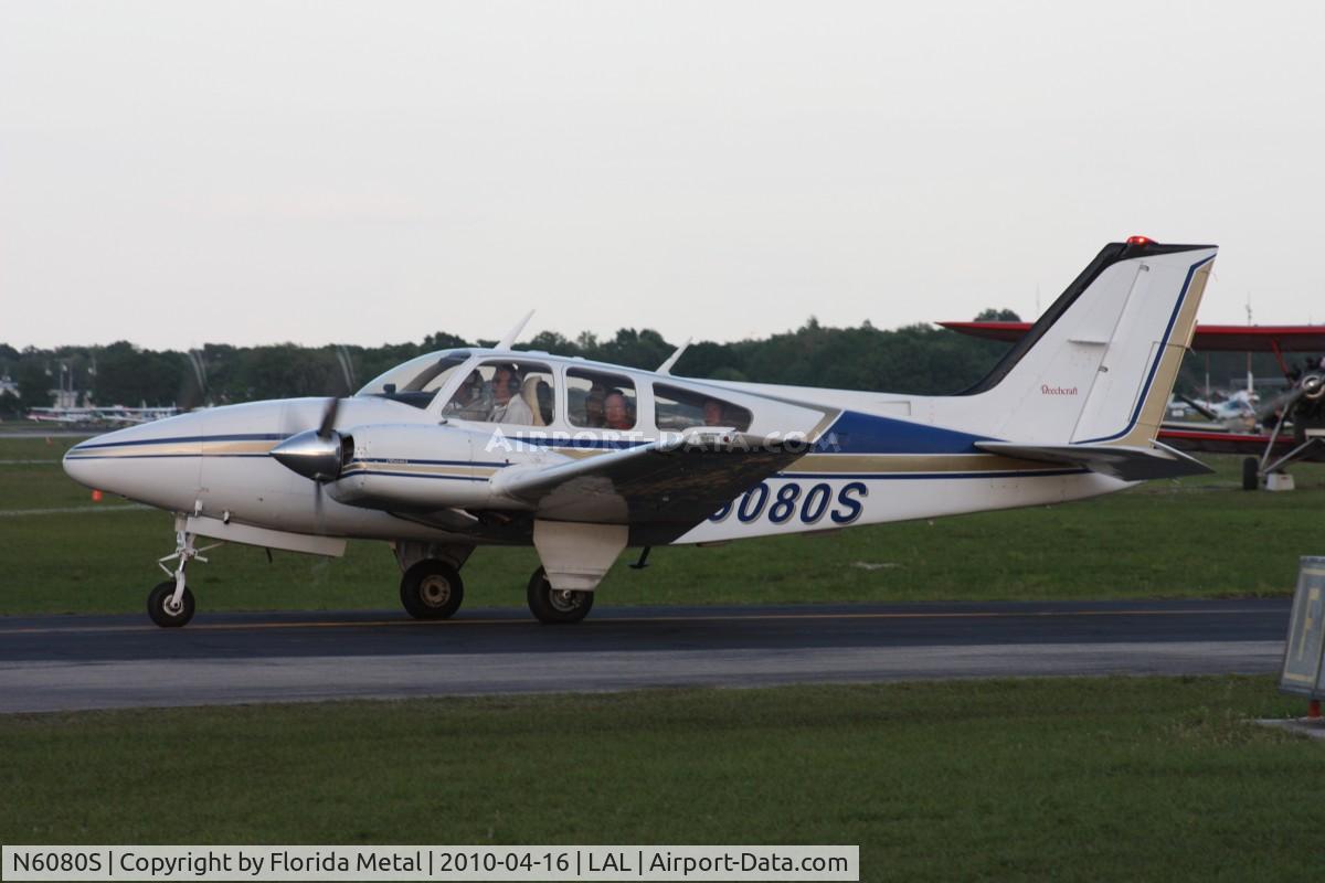 N6080S, 1975 Beech E-55 Baron C/N TE-1067, Beech 55