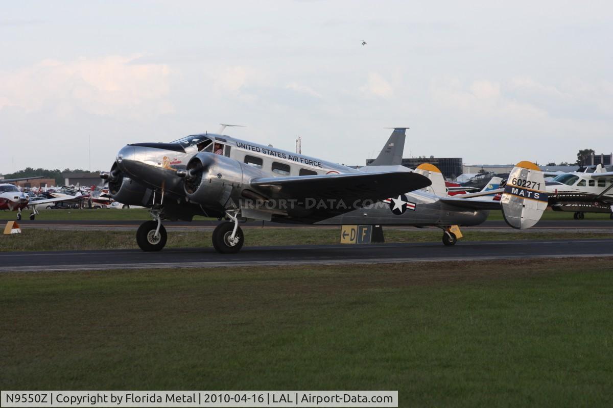 N9550Z, 1953 Beech C-45H/18S Expeditor C/N AF-586, C-45H