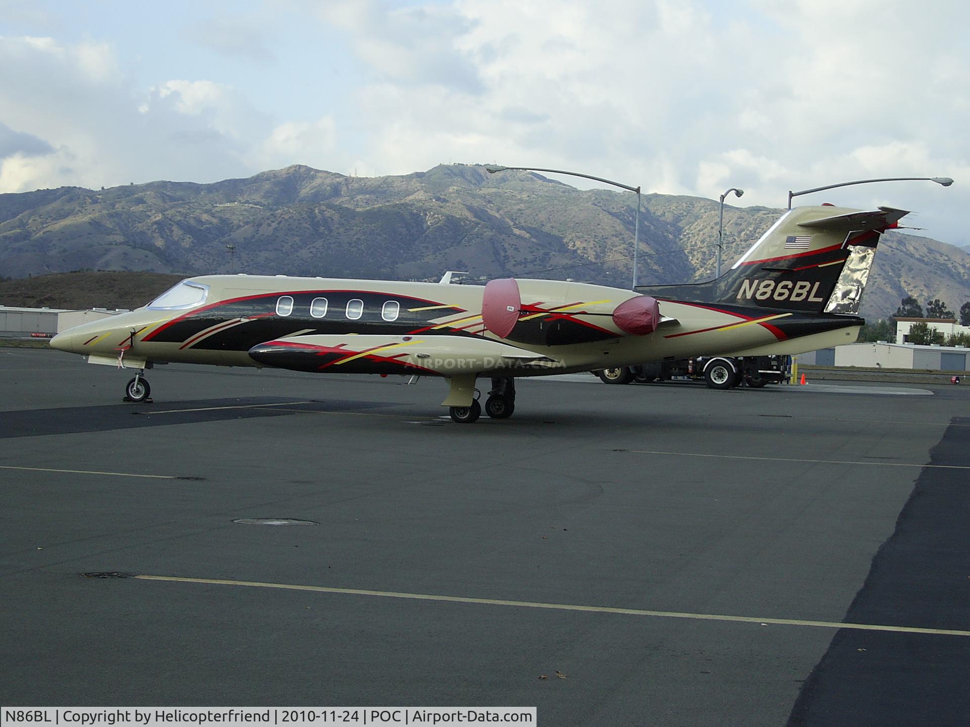 N86BL, 1977 Gates Learjet 36A C/N 026, Parked and covered for the cold weather moving in at transient parking