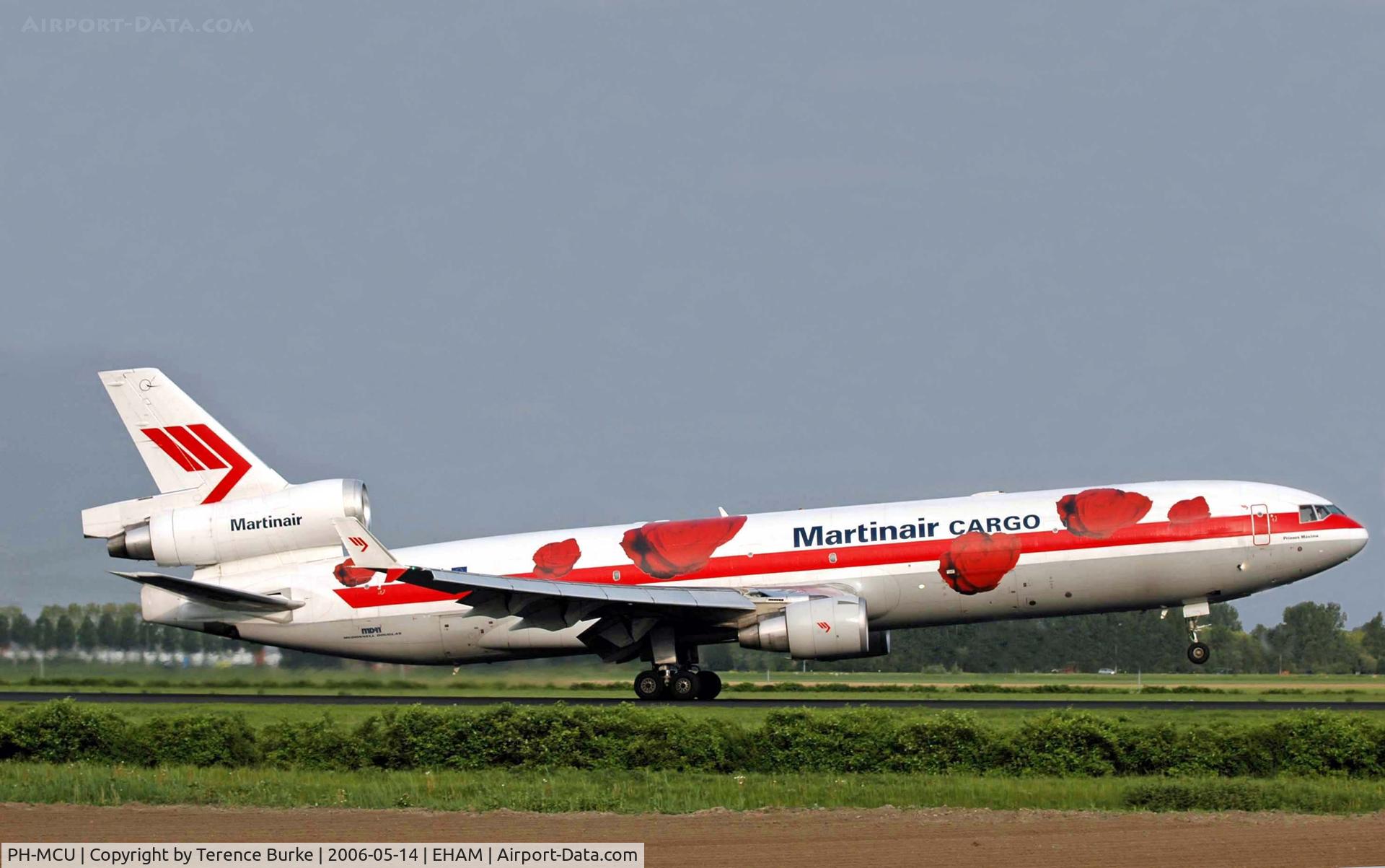 PH-MCU, 1996 McDonnell Douglas MD-11F C/N 48757, Schiphol May 2006