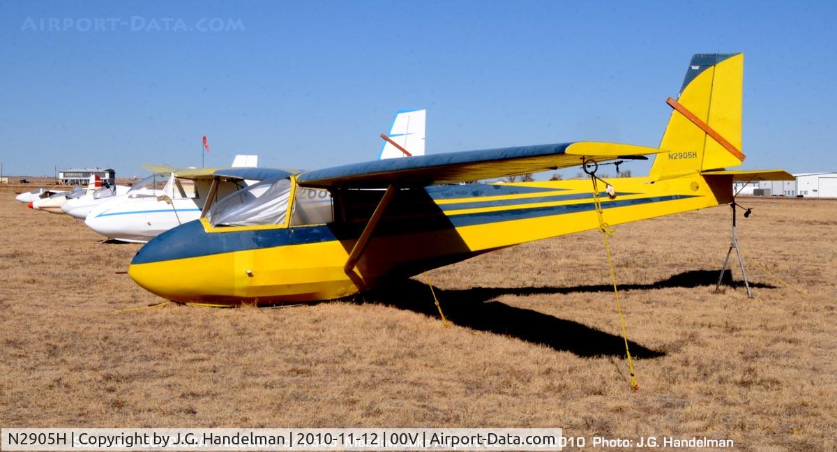 N2905H, 1979 Schweizer SGS 2-33A C/N 545, glider line up at Meadow Lake CO