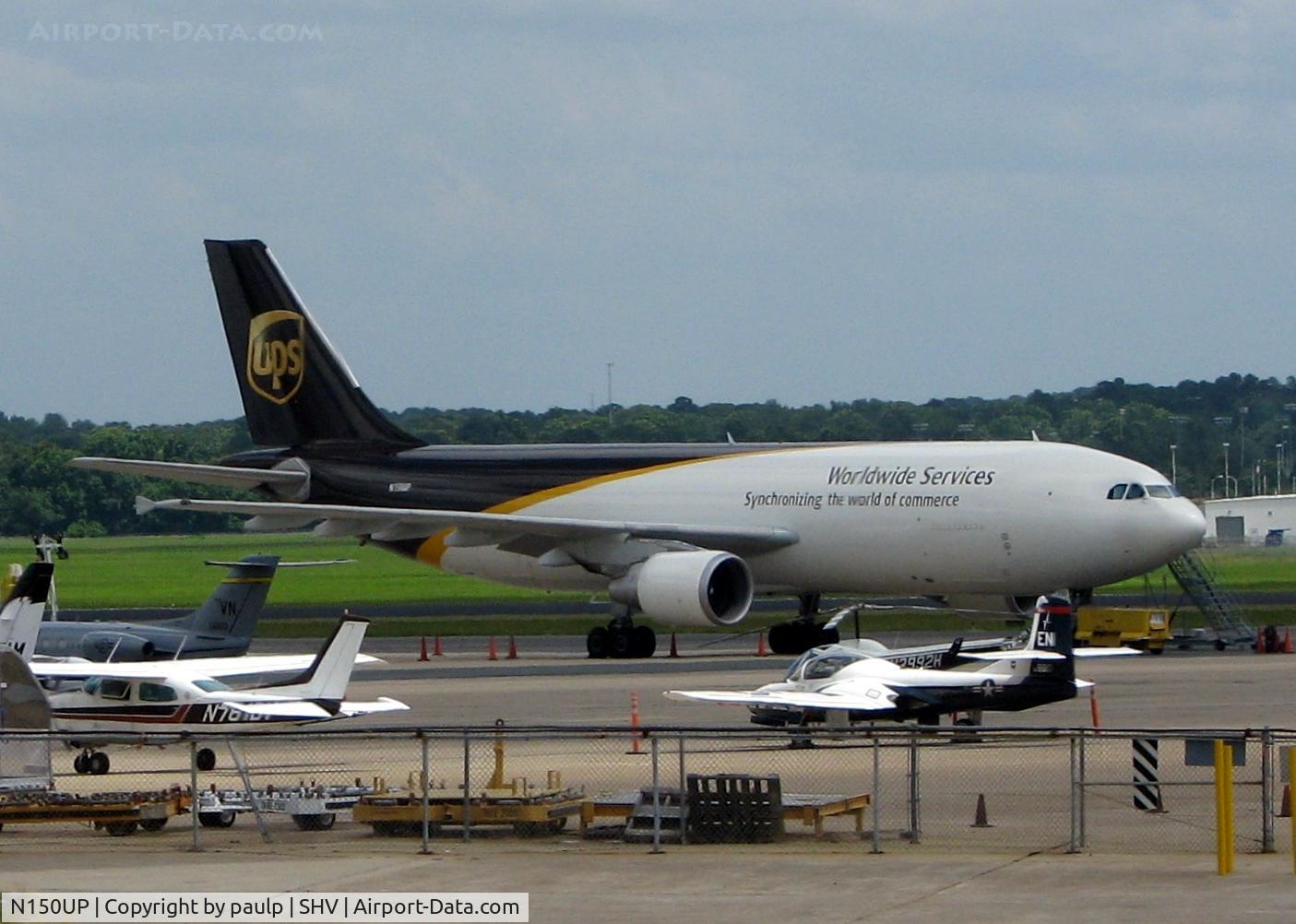 N150UP, 2003 Airbus A300F4-622R C/N 833, At Shreveport Regional.