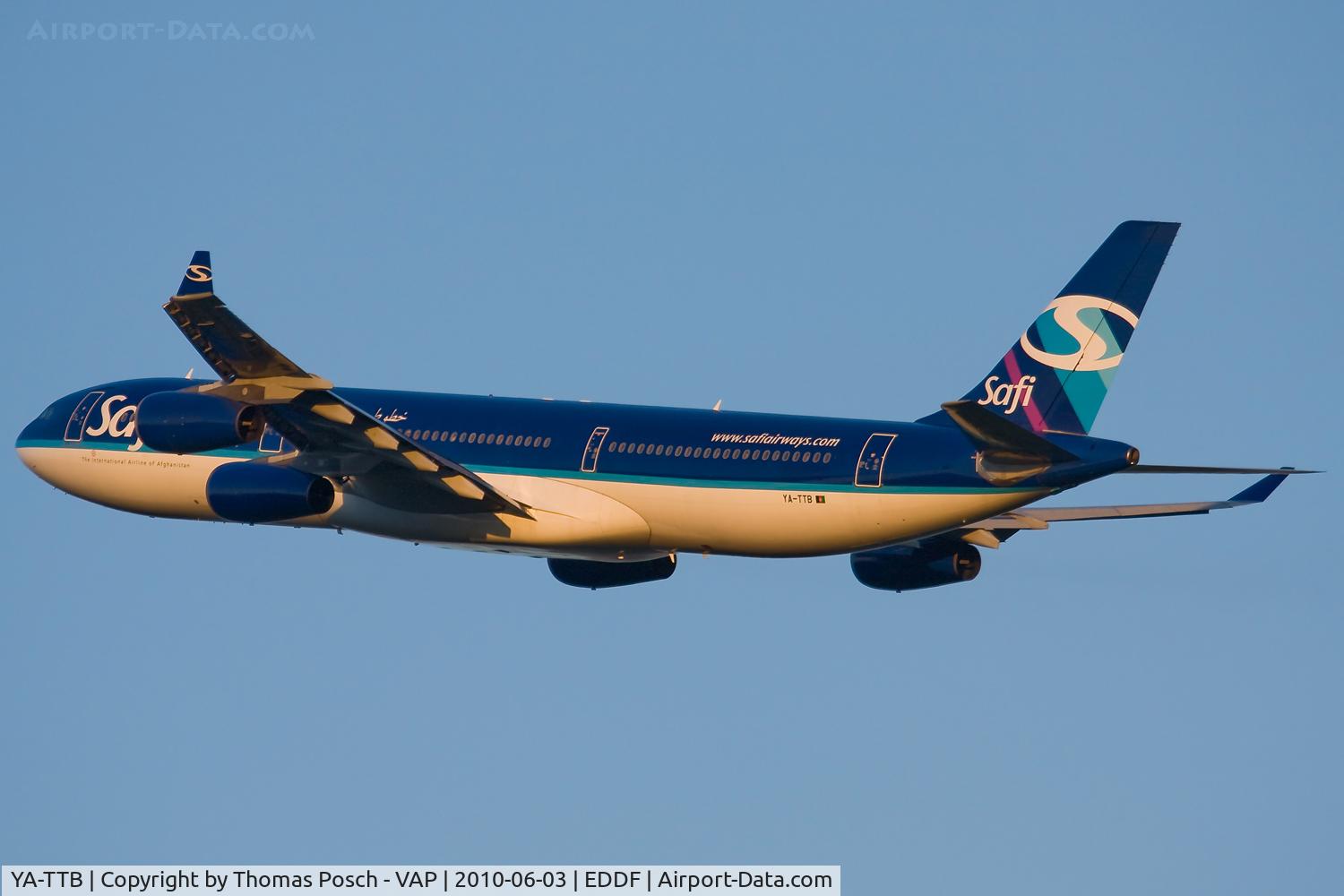 YA-TTB, 1993 Airbus A340-311 C/N 015, Safi Airways