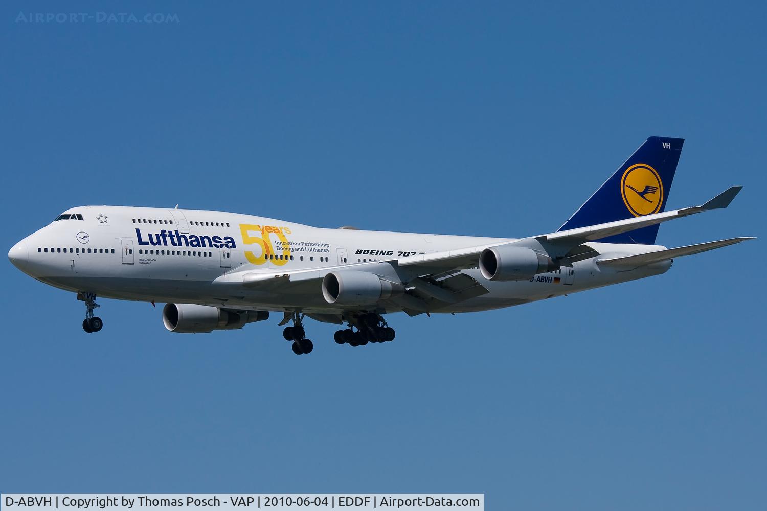 D-ABVH, 1991 Boeing 747-430 C/N 25045, Lufthansa