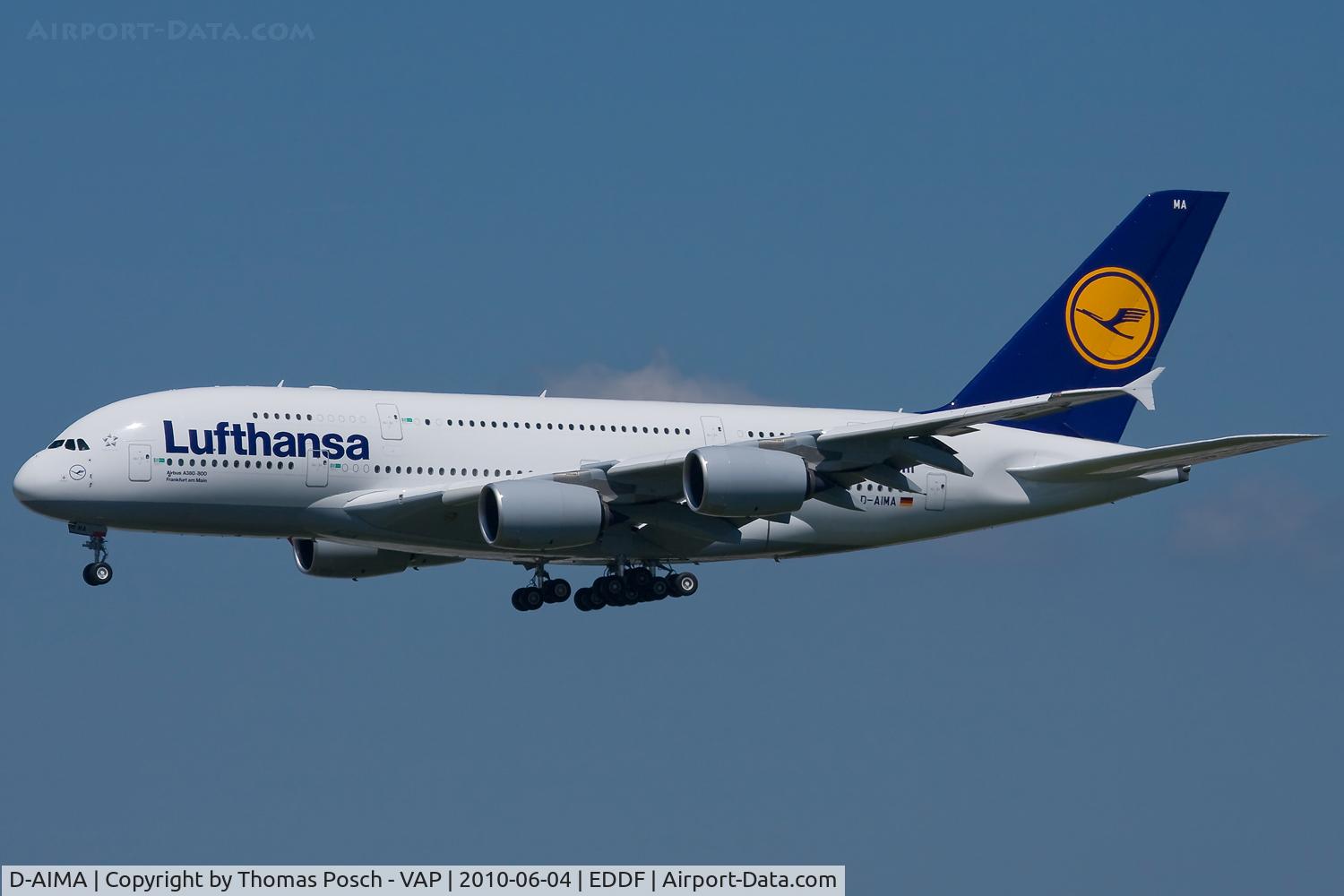 D-AIMA, 2010 Airbus A380-841 C/N 038, Lufthansa