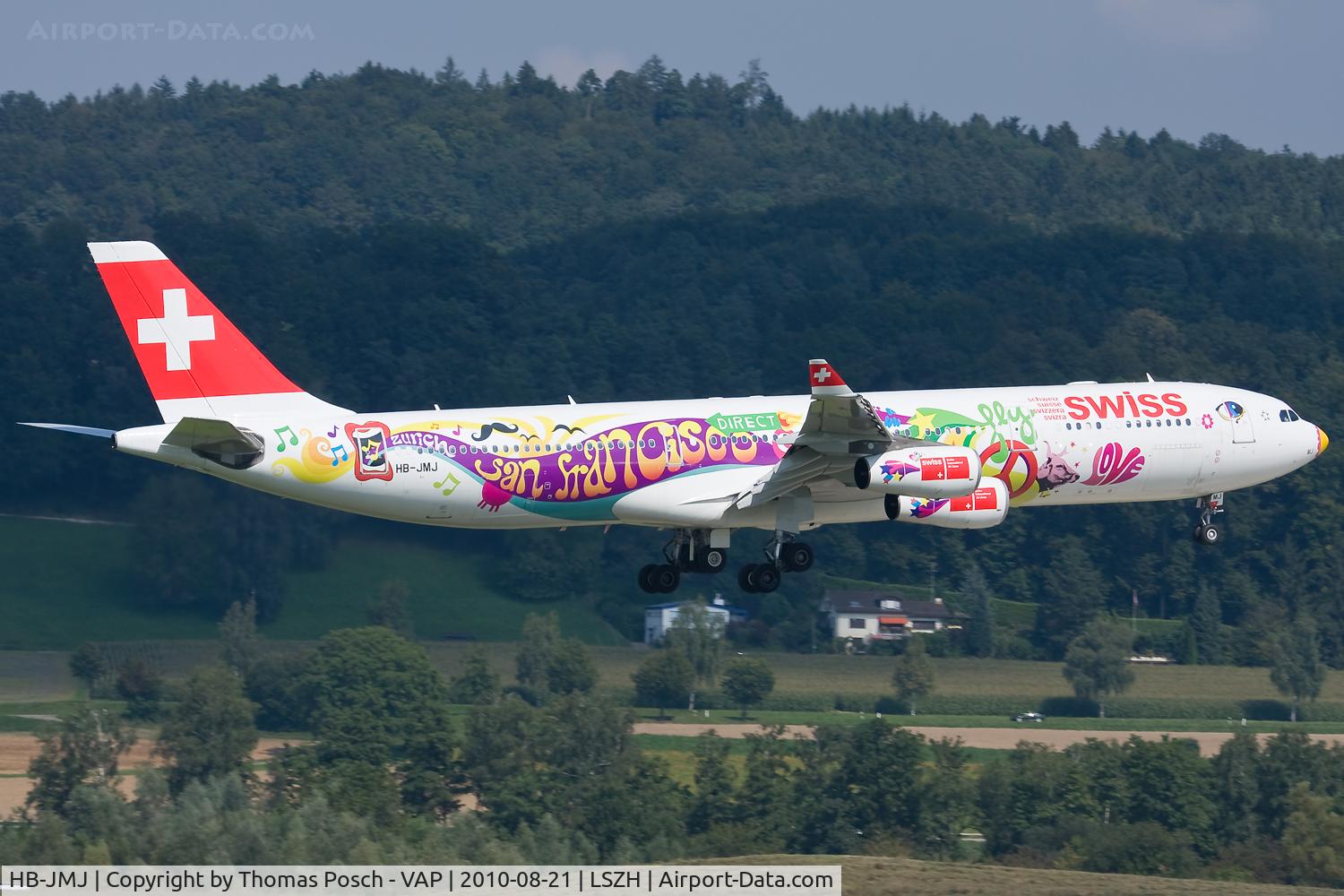 HB-JMJ, 1996 Airbus A340-313X C/N 150, Swiss International Airlines