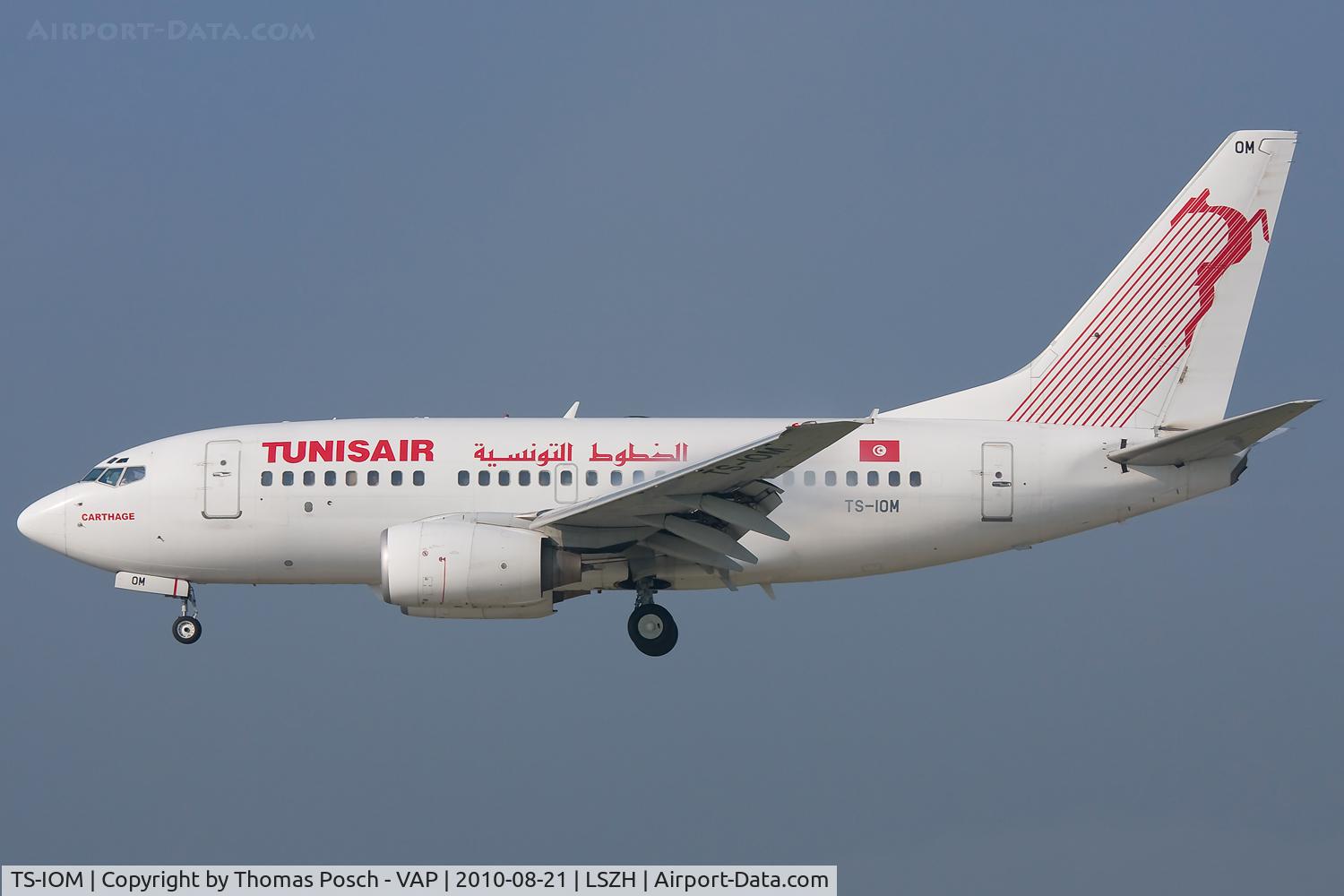 TS-IOM, 1999 Boeing 737-6H3 C/N 29498, Tunisair