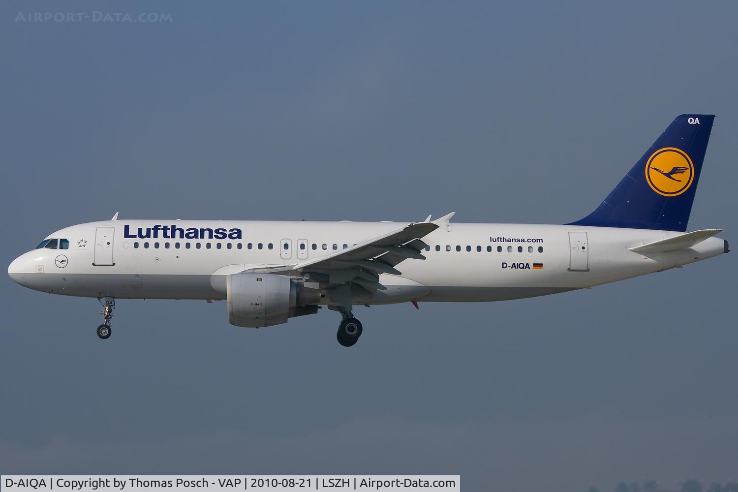 D-AIQA, 1991 Airbus A320-211 C/N 0172, Lufthansa