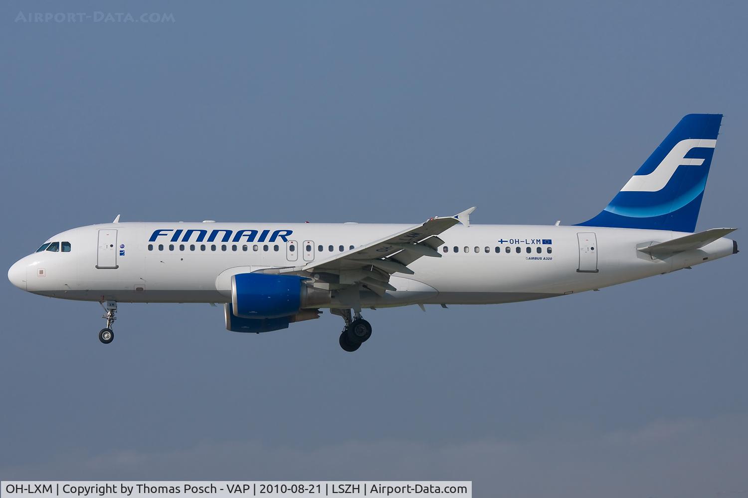OH-LXM, 2003 Airbus A320-214 C/N 2154, Finnair