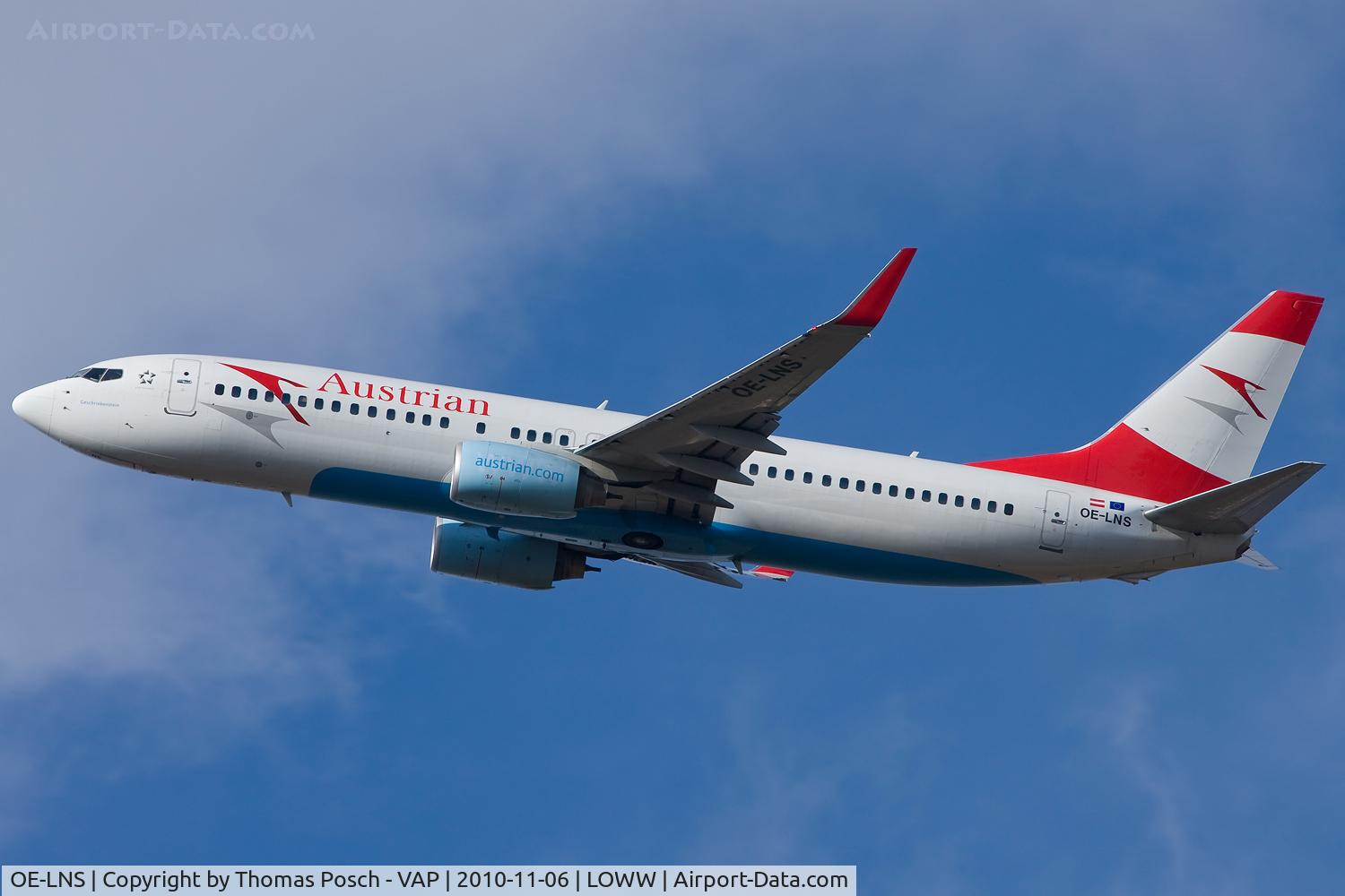 OE-LNS, 2005 Boeing 737-8Z9 C/N 34262, Austrian Airlines
