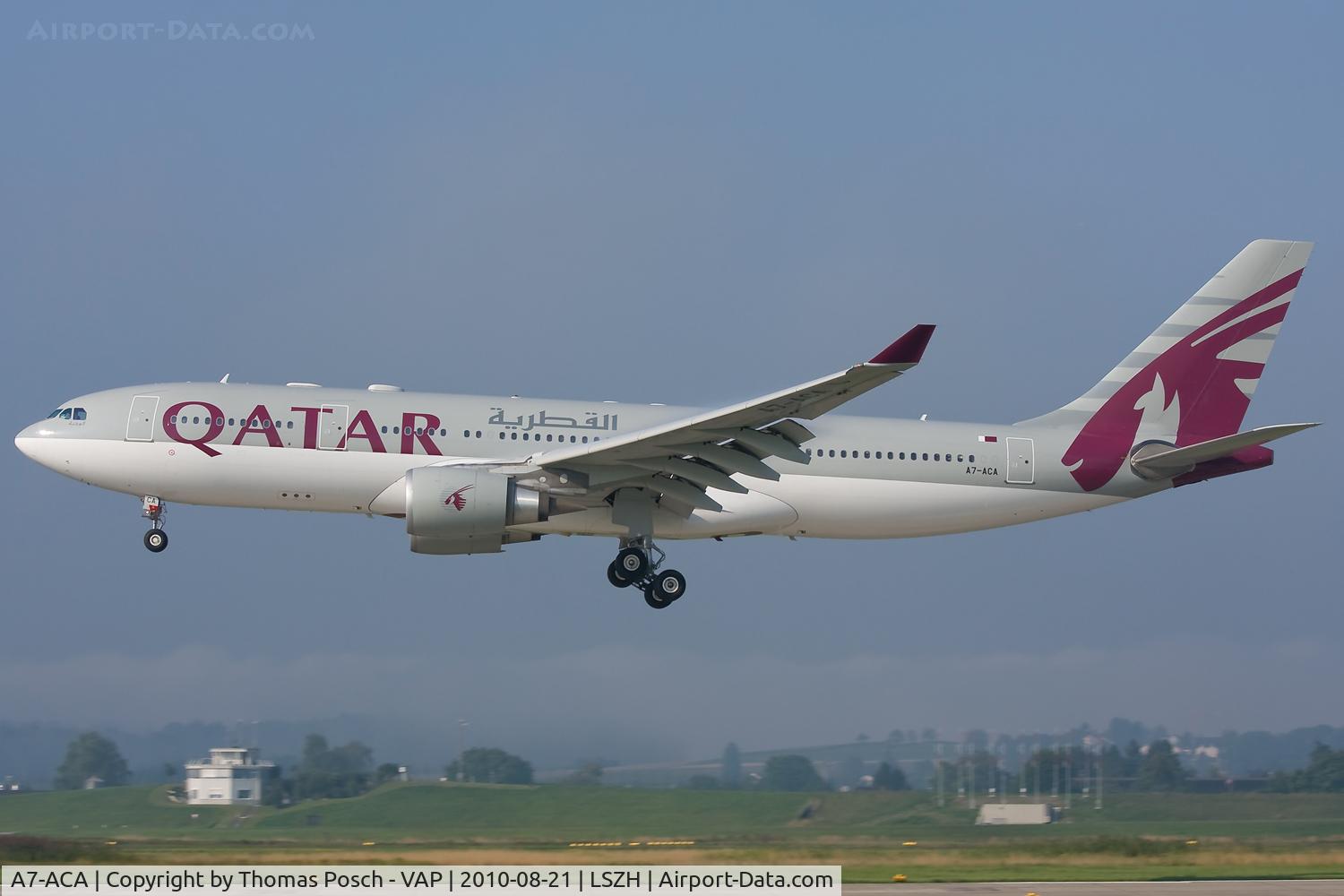 A7-ACA, 2002 Airbus A330-203 C/N 473, Qatar Airways