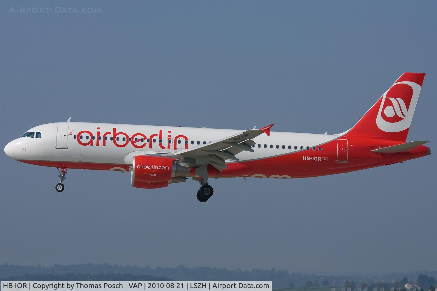 HB-IOR, 2009 Airbus A320-214 C/N 4033, Air Berlin