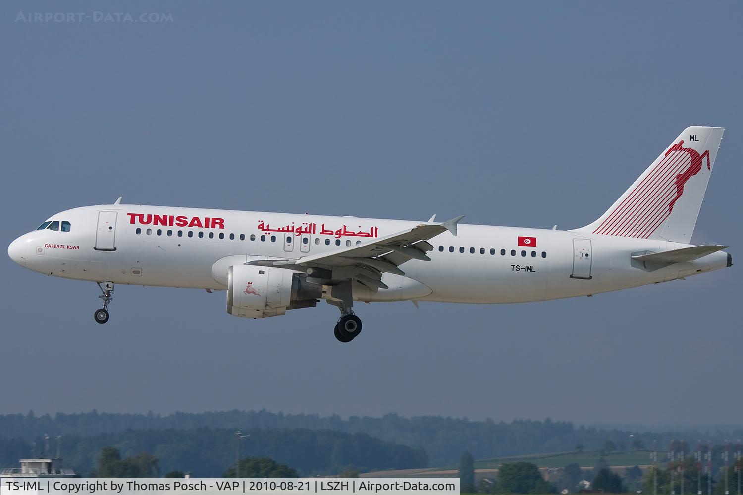 TS-IML, 1999 Airbus A320-211 C/N 0958, Tunisair
