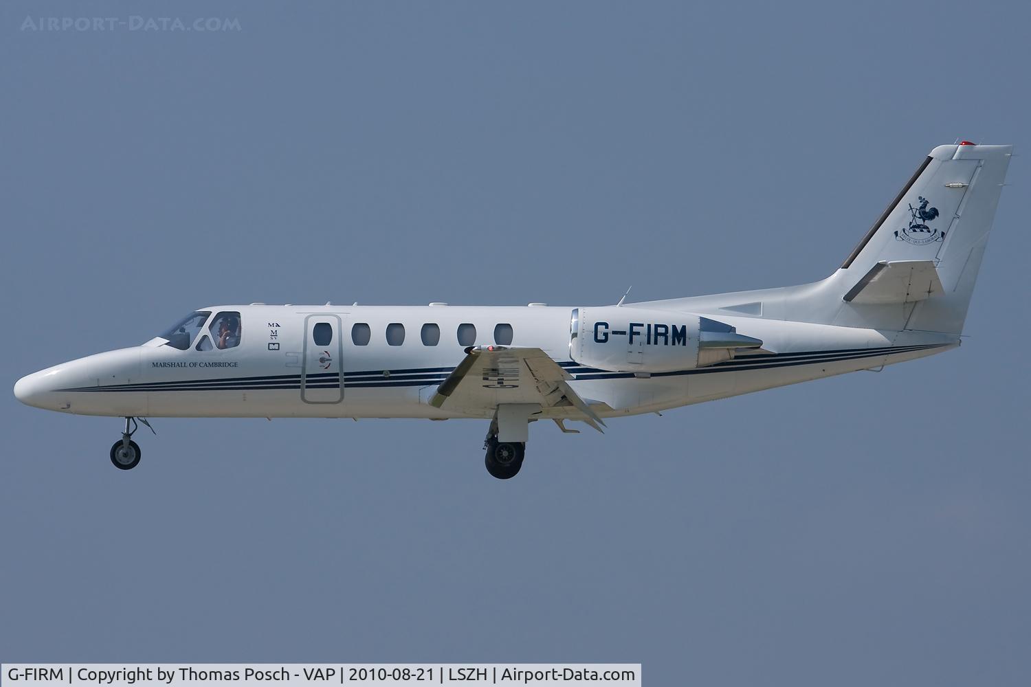 G-FIRM, 2000 Cessna 550B Citation Bravo C/N 550-0940, Cambridge Aero Club