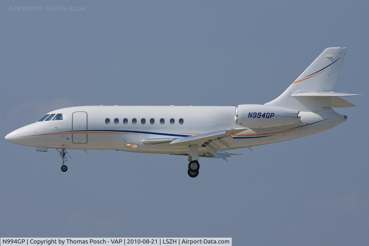 N994GP, 2007 Dassault Falcon 2000EX C/N 105, Elite Air