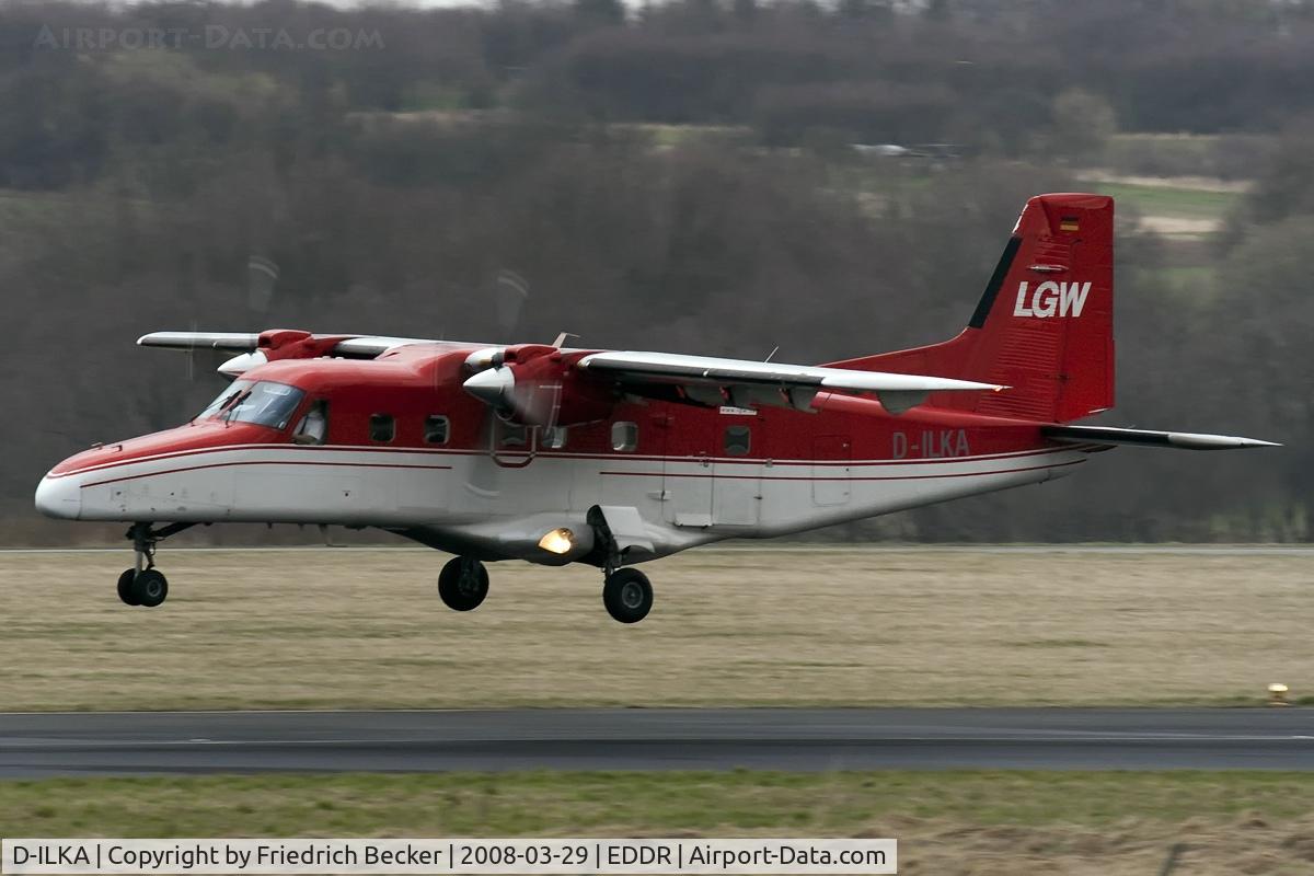 D-ILKA, 1982 Dornier 228-100 C/N 7005, moments prior touchdown