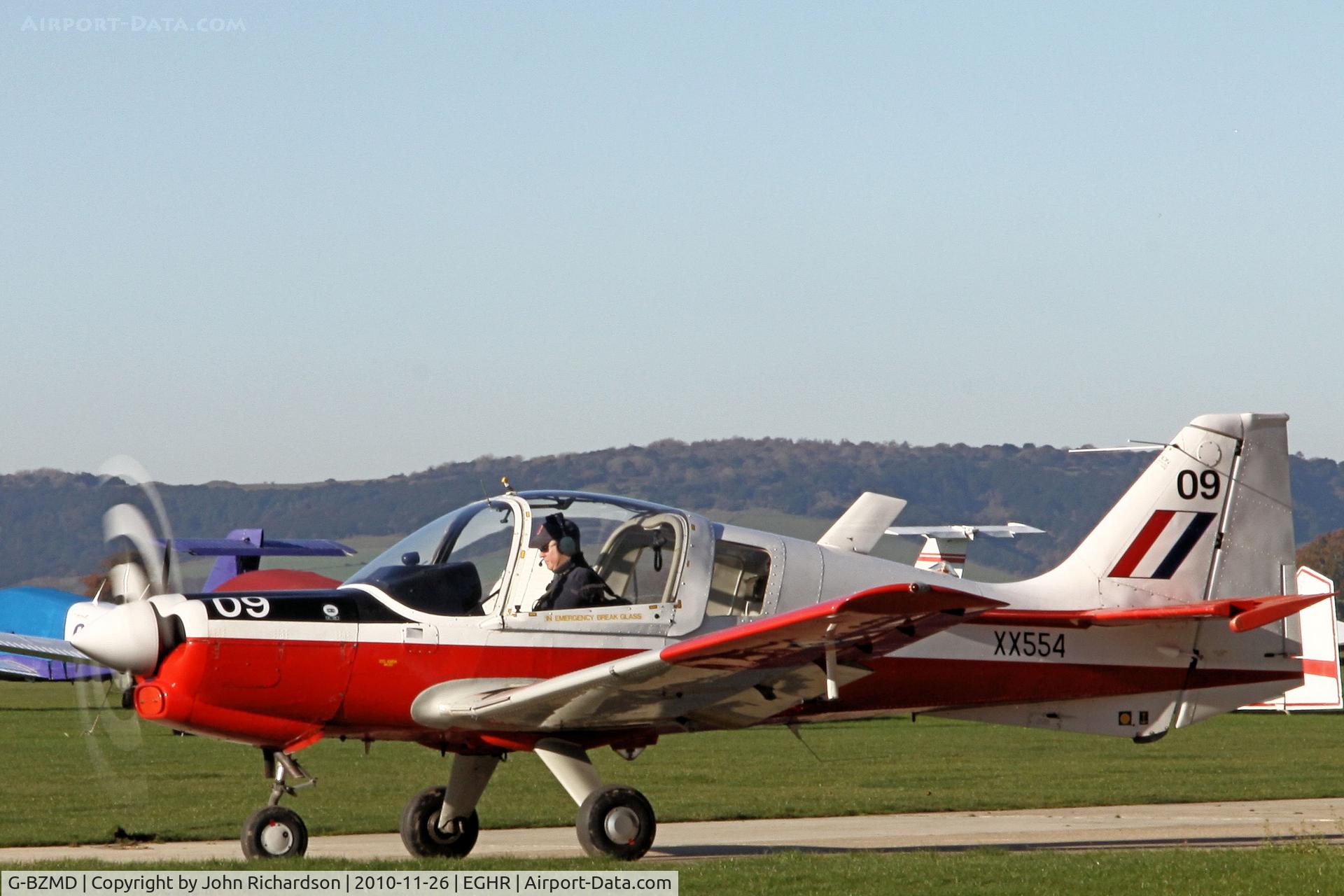 G-BZMD, 1973 Scottish Aviation Bulldog T.1 C/N BH120/247, Pre flight checks