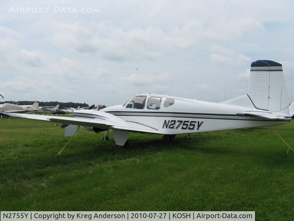 N2755Y, 1958 Beech 95 C/N TD-106, EAA AirVenture 2010
