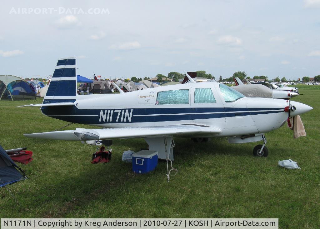 N1171N, Mooney M20J 201 C/N 24-1629, EAA AirVenture 2010