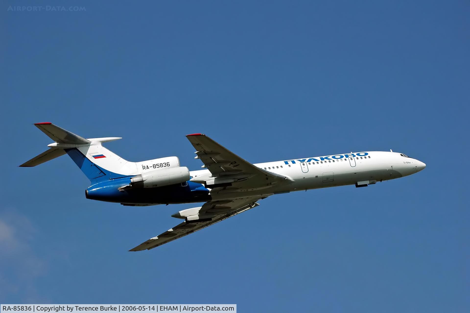 RA-85836, 1998 Tupolev Tu-154M C/N 98A1018, Schiphol May 2006