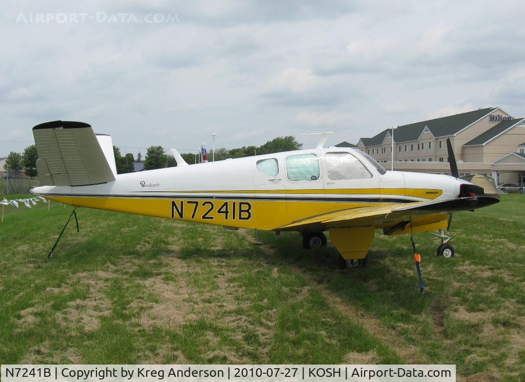 N7241B, 1958 Beech J35 Bonanza C/N D-5597, EAA AirVenture 2010