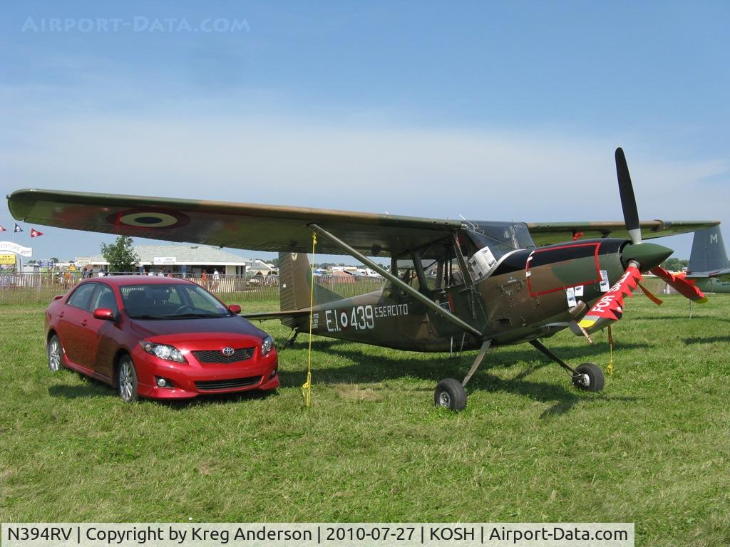 N394RV, SIAI-Marchetti SM-1019 C/N 040, EAA AirVenture 2010