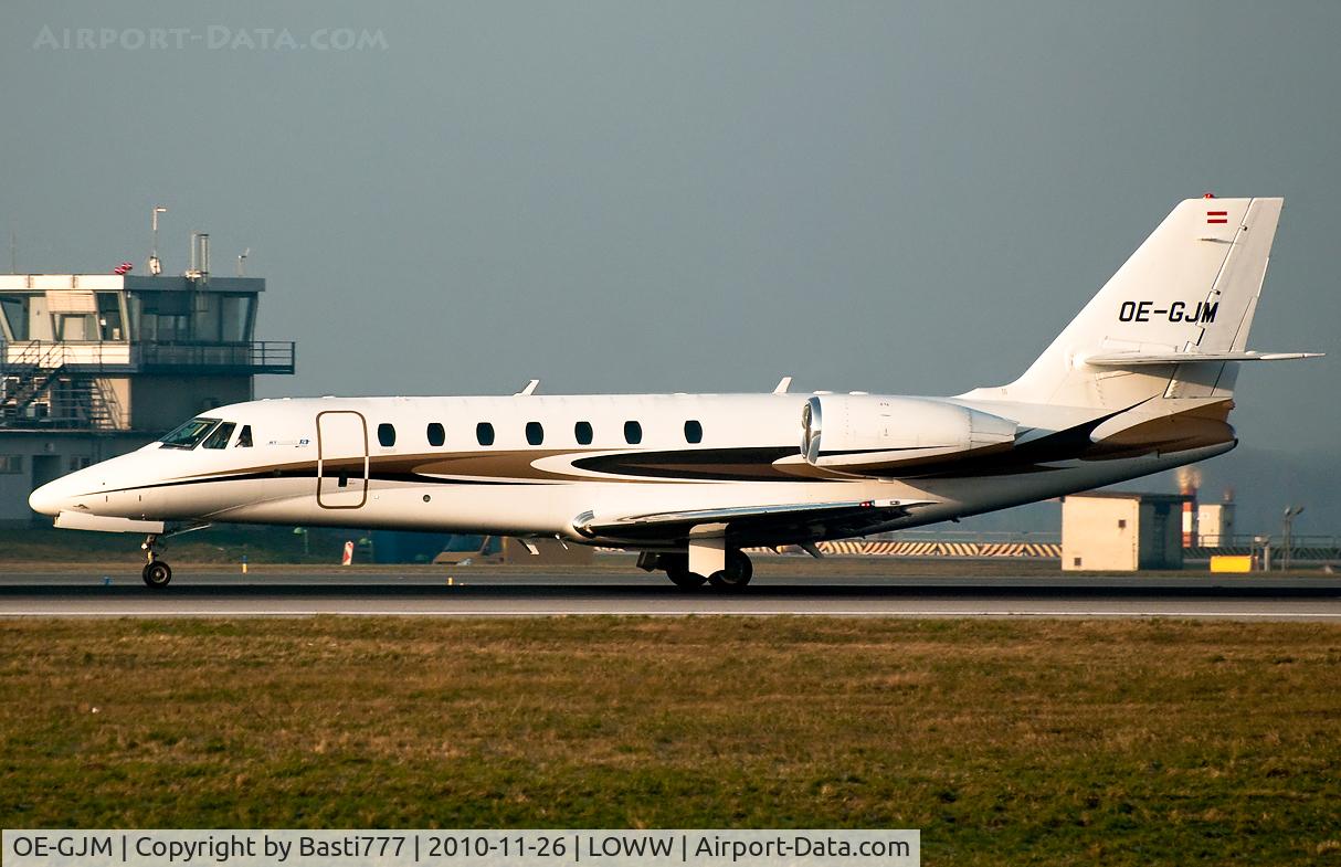 OE-GJM, 2009 Cessna 680 Citation Sovereign C/N 680-0282, JetAlliance at Vienna