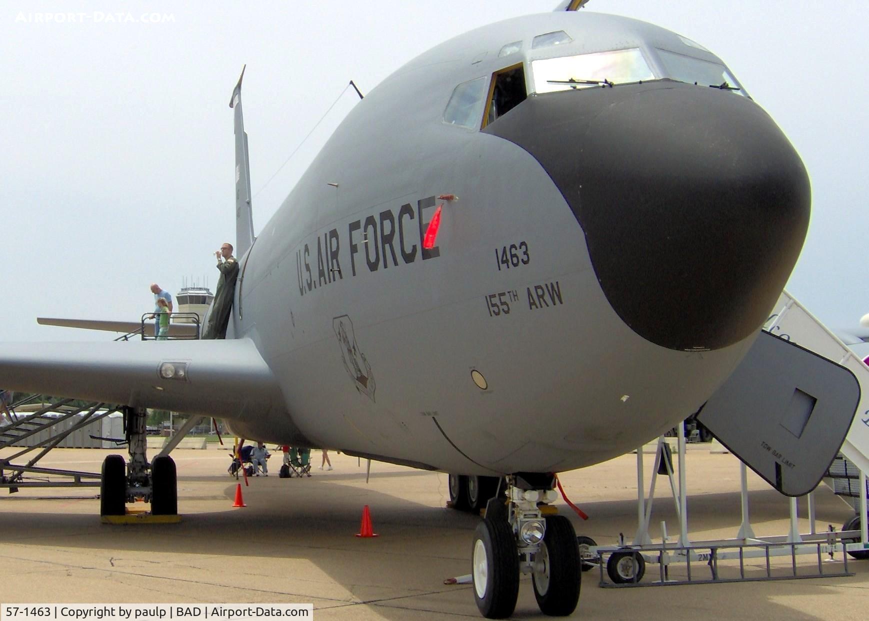 57-1463, 1957 Boeing KC-135E-BN Stratotanker C/N 17534, At Barksdale Air Force Base.