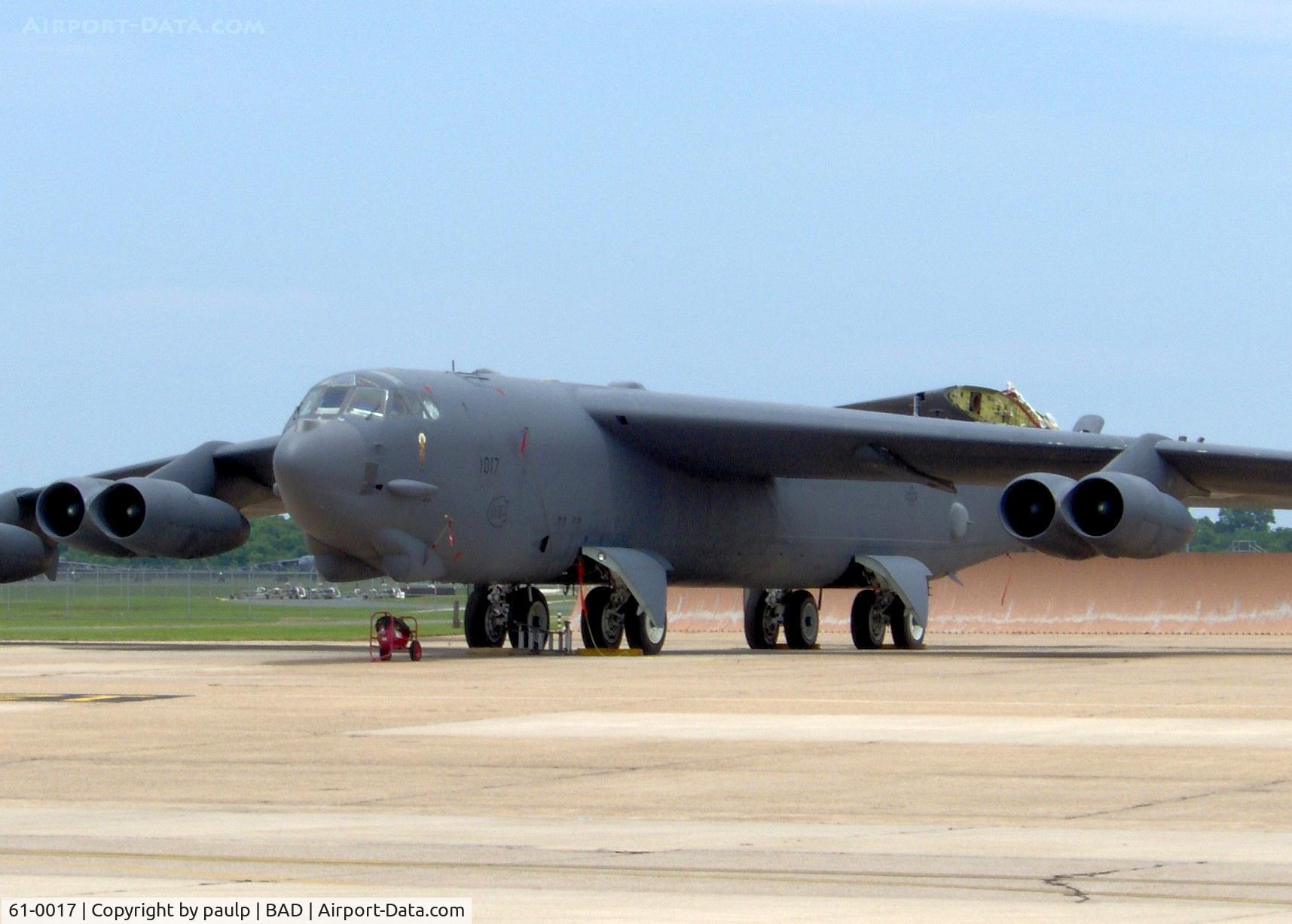 61-0017, 1961 Boeing B-52H Stratofortress C/N 464444, I guess they were working on the tail?