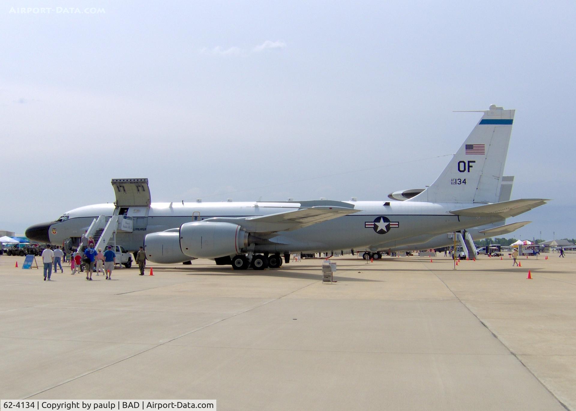 62-4134, 1962 Boeing RC-135W Rivet Joint C/N 18474, At Barksdale Air Force Base.