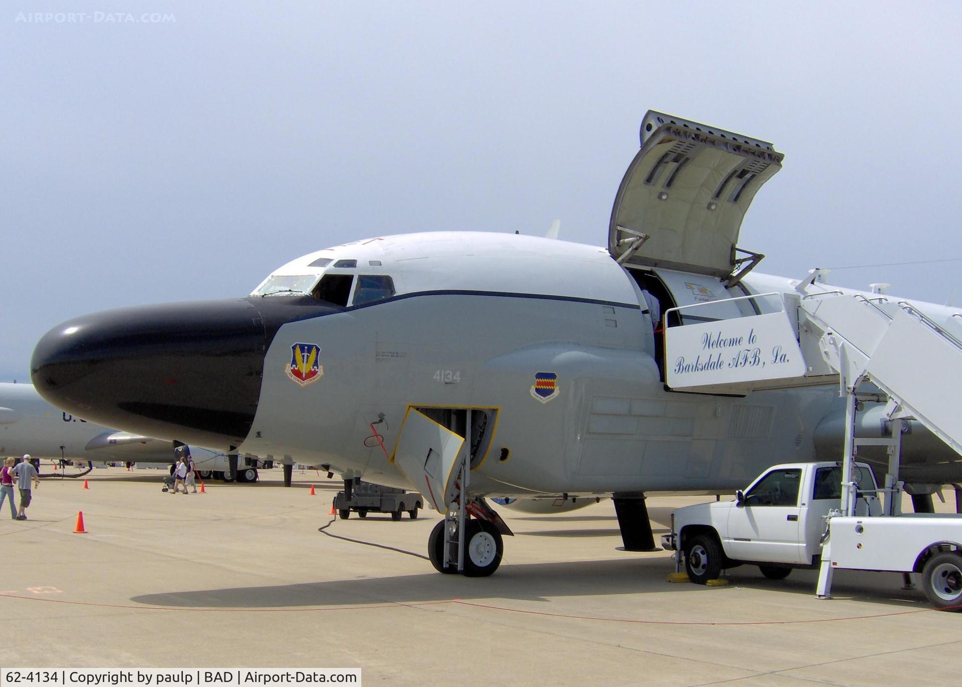 62-4134, 1962 Boeing RC-135W Rivet Joint C/N 18474, At Barksdale Air Force Base.
