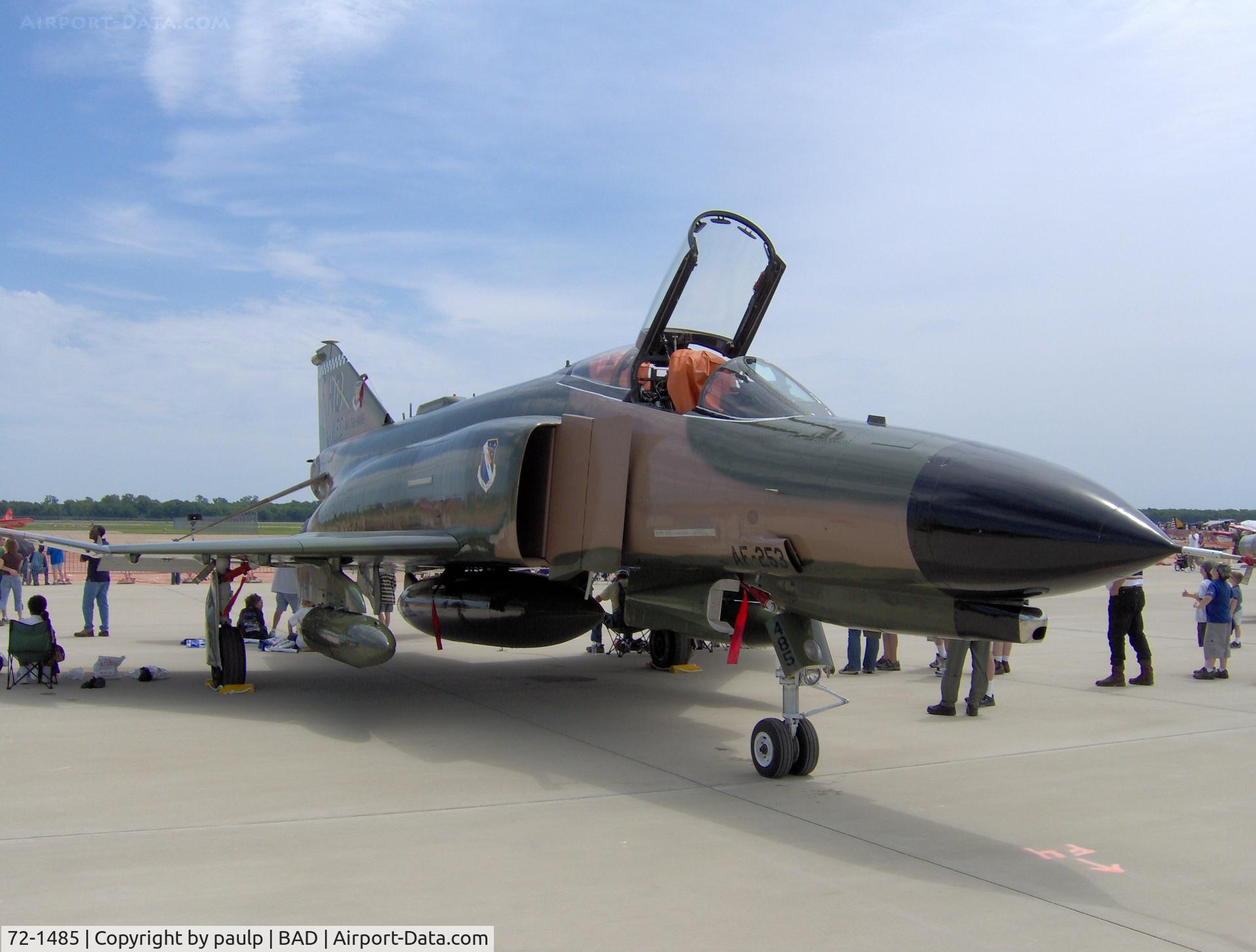 72-1485, 1972 McDonnell Douglas F-4E Phantom II C/N 4442, At Barksdale Air Force Base.