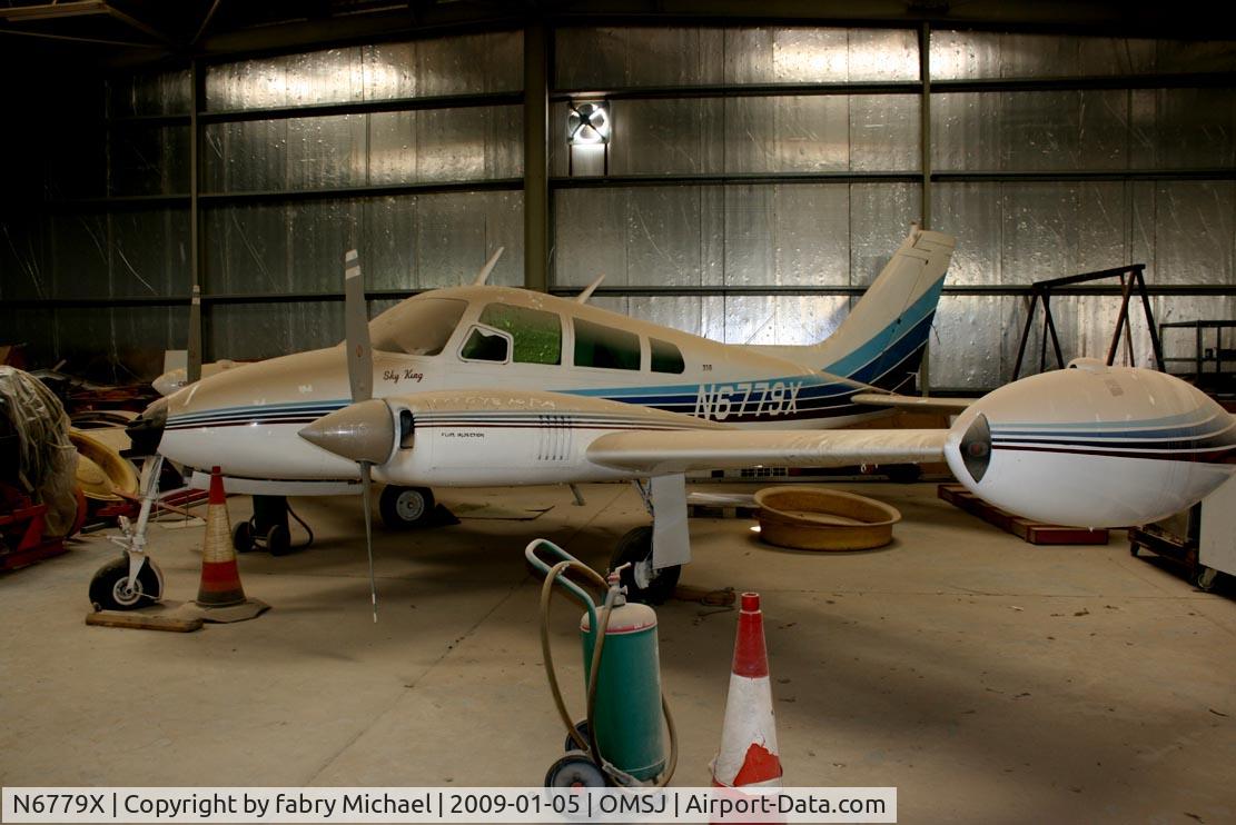 N6779X, 1961 Cessna 310F C/N 310-0079, Stored and believed to be for sale in Sharjah, UAE