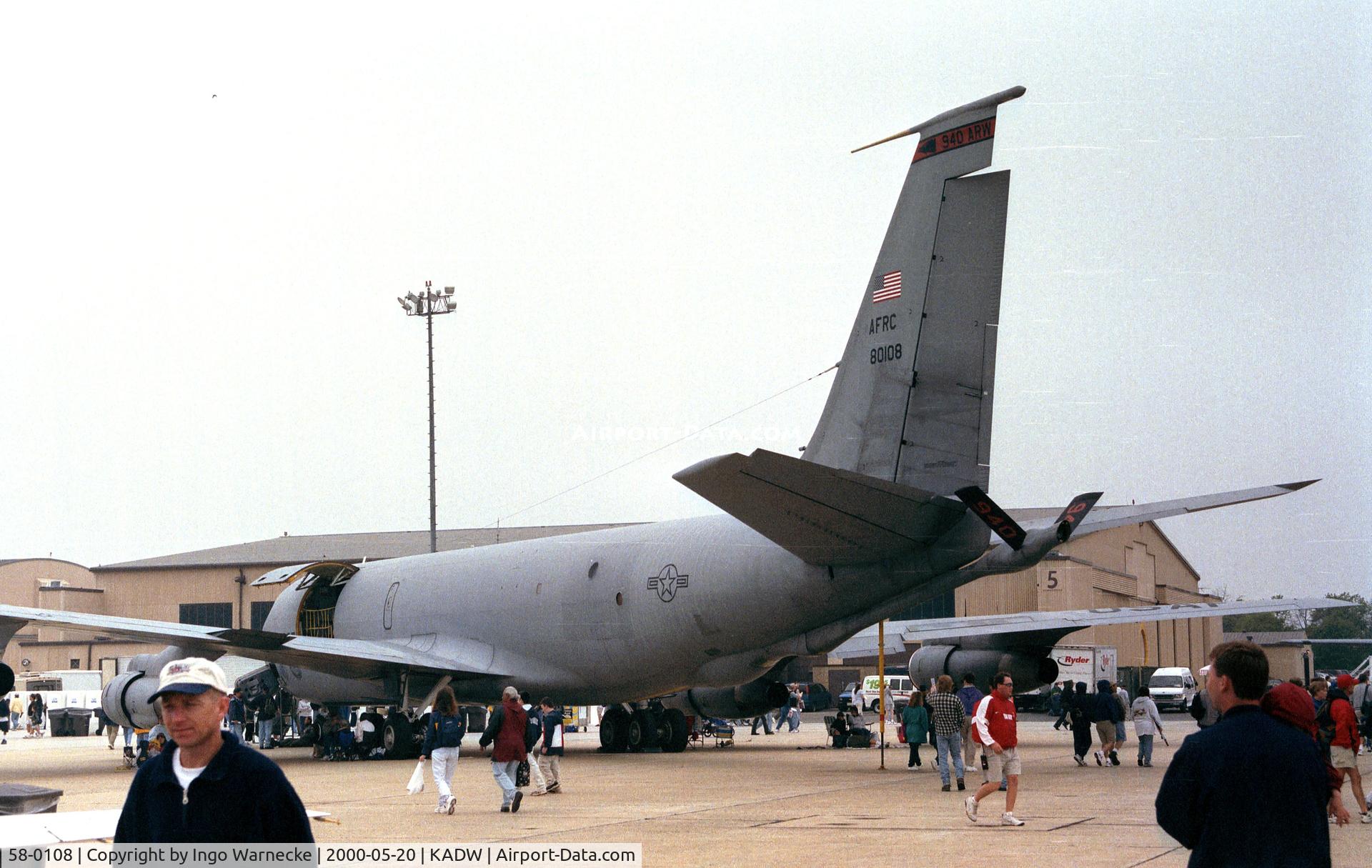58-0108, 1958 Boeing KC-135E Stratotanker C/N 17853, Boeing KC-135E Stratotanker of the USAF at Andrews AFB during Armed Forces Day