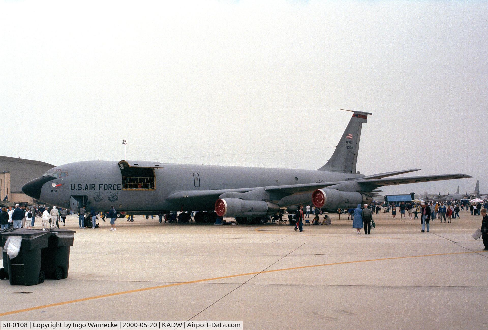 58-0108, 1958 Boeing KC-135E Stratotanker C/N 17853, Boeing KC-135E Stratotanker of the USAF at Andrews AFB during Armed Forces Day