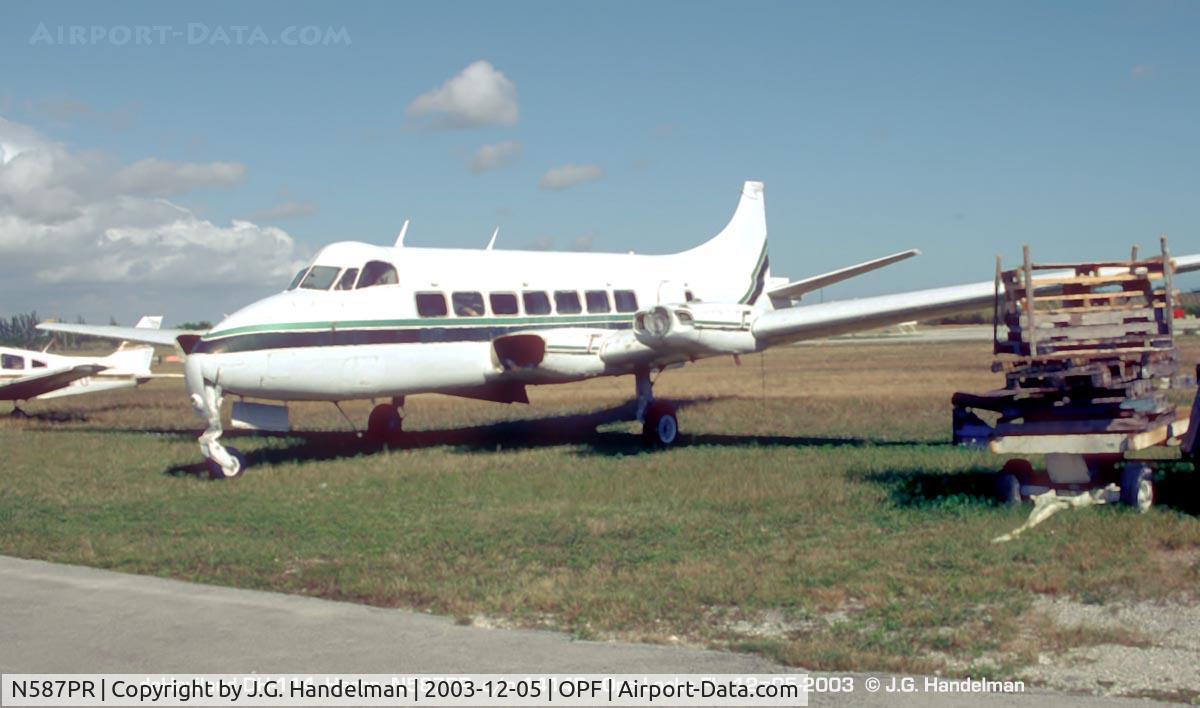 N587PR, 1968 De Havilland DH-114 Heron C/N 14148, at  Opa  Locka FL