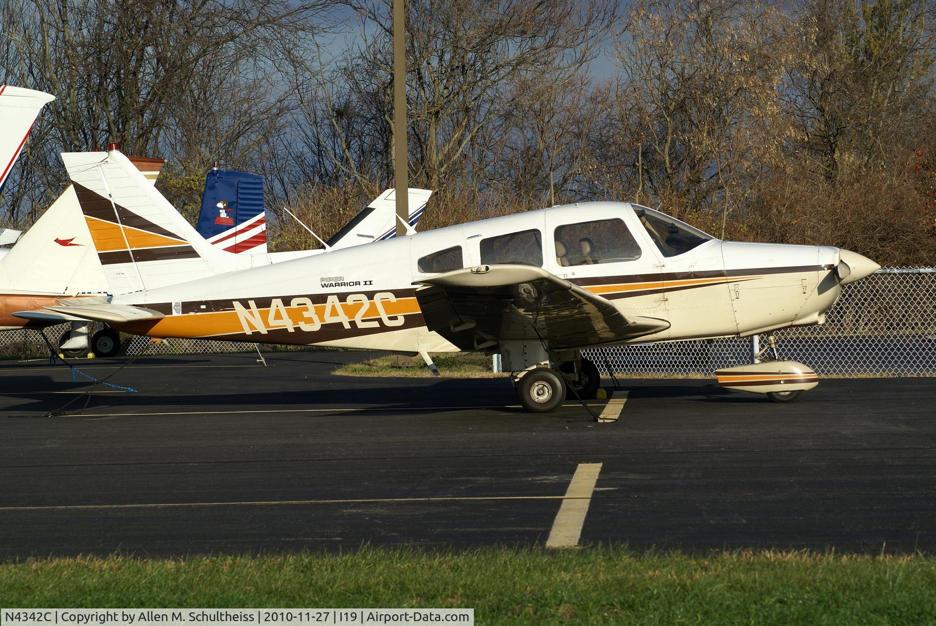 N4342C, 1984 Piper PA-28-161 Warrior II C/N 28-8416051, Piper PA-28-161