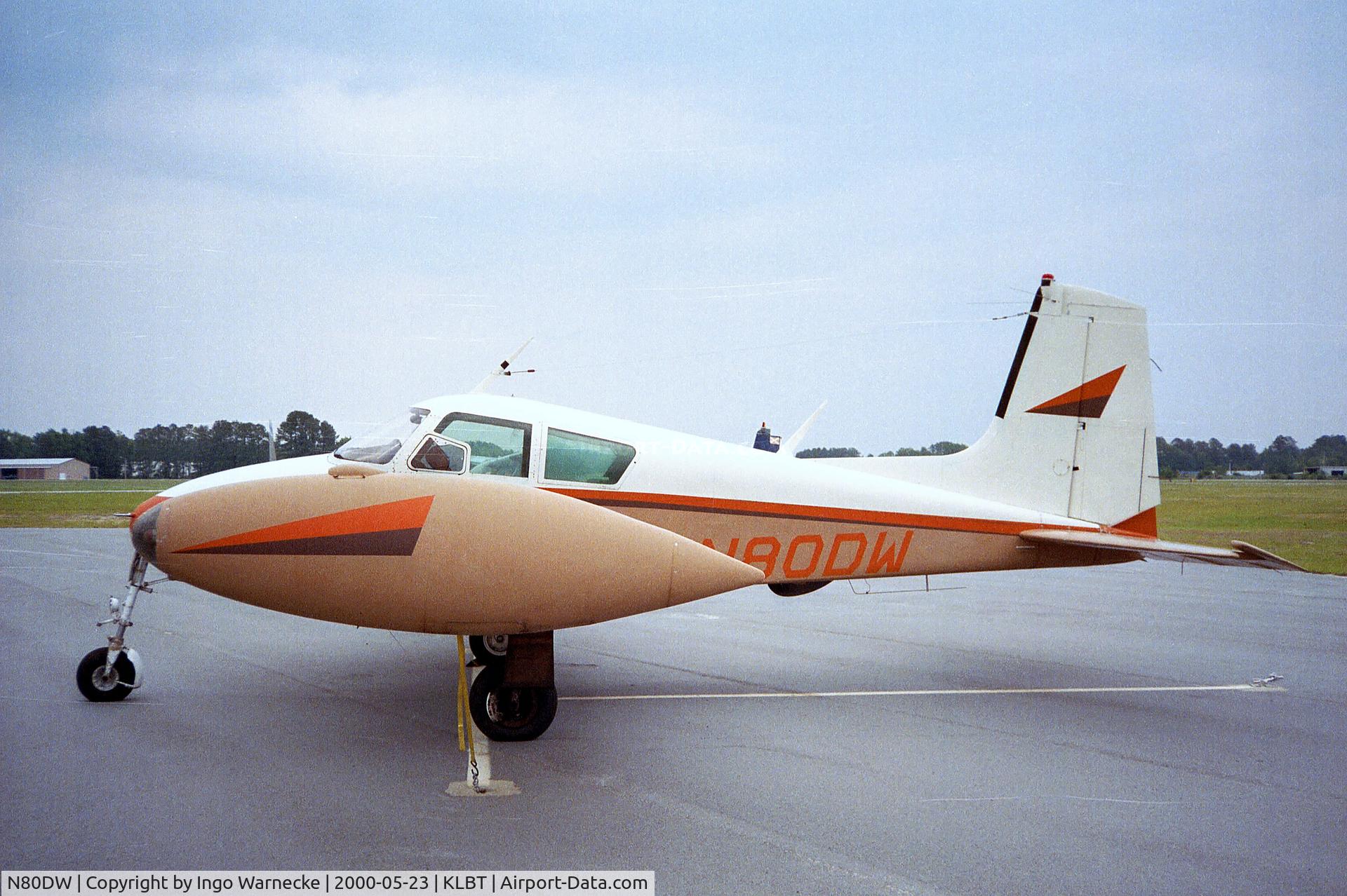 N80DW, 1958 Cessna 310C C/N 35782, Cessna 310C at Lumberton Municipal airport