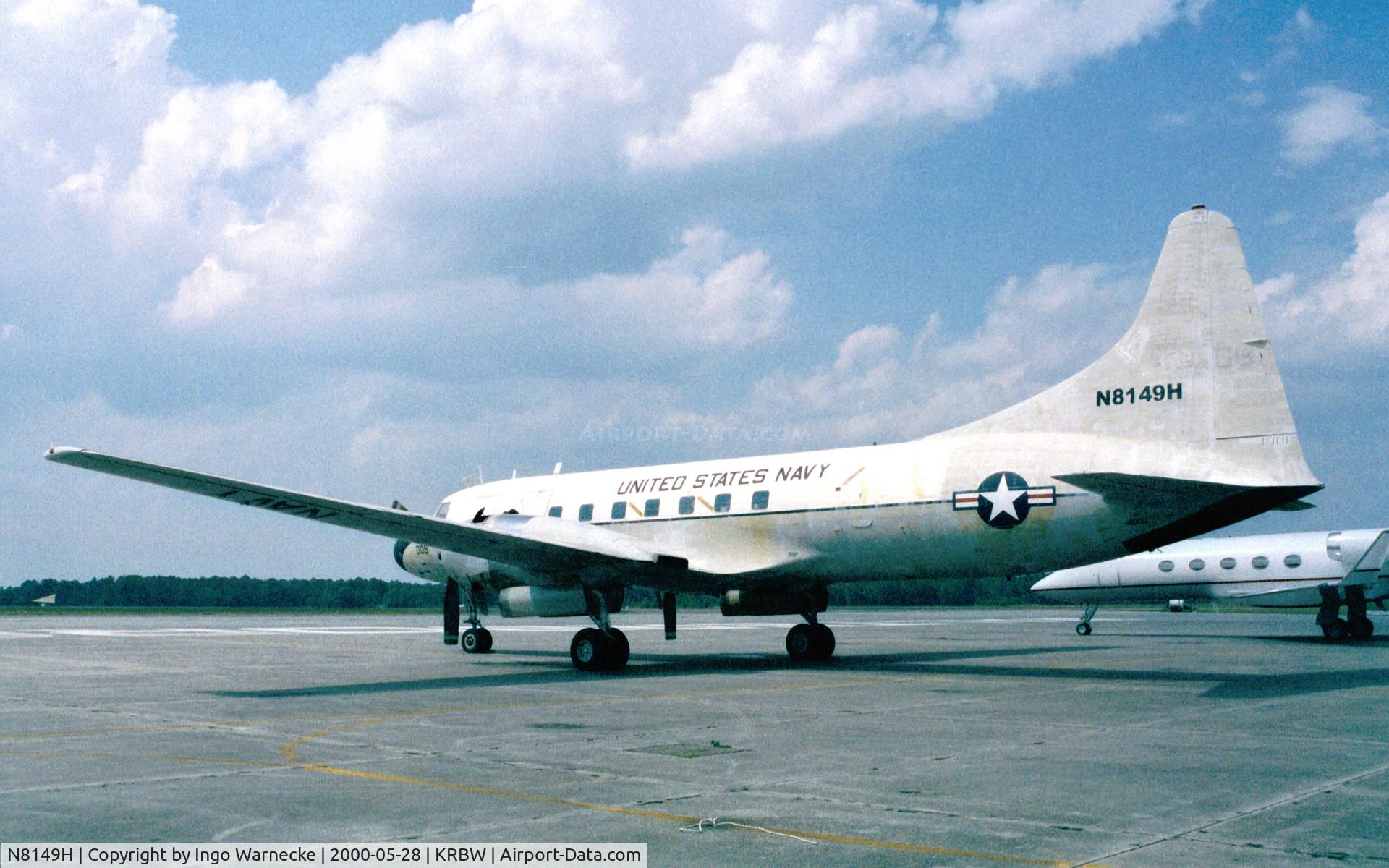 N8149H, Convair C-131F (R4Y-1) Samaritan C/N 291, Convair C-131F (ex US Navy) at Walterboro Airpark SC