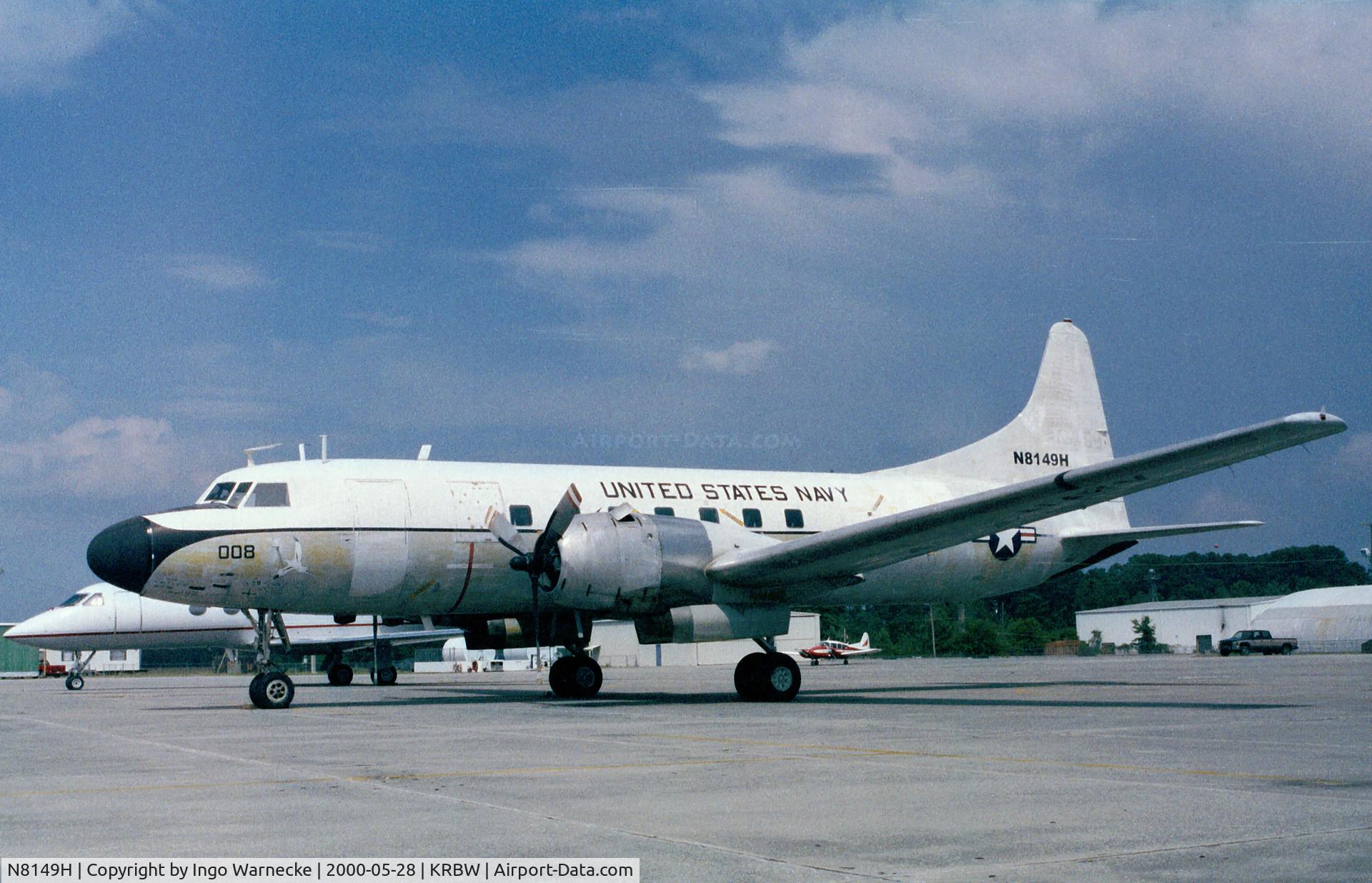 N8149H, Convair C-131F (R4Y-1) Samaritan C/N 291, Convair C-131F (ex US Navy) at Walterboro Airpark SC