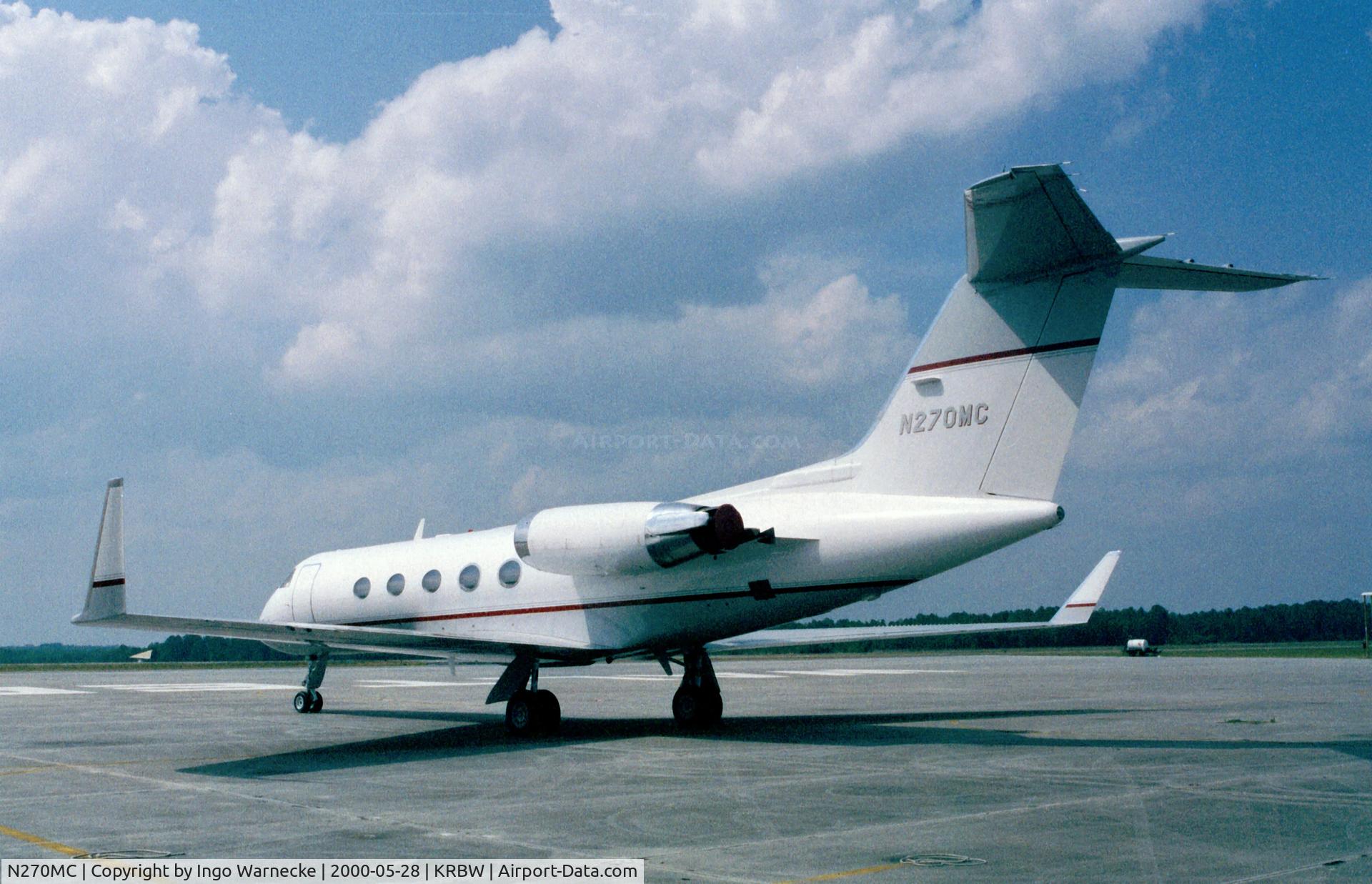 N270MC, 1982 Gulfstream American G-1159A Gulfstream III C/N 374, Gulfstream G-1159A Gulfstream III at Walterboro Airpark SC