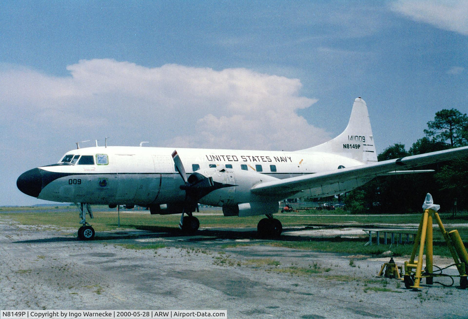 N8149P, Convair C-131F (R4Y-1) Samaritan C/N 292, Convair C-131F (ex US Navy) at Beaufort County airport SC