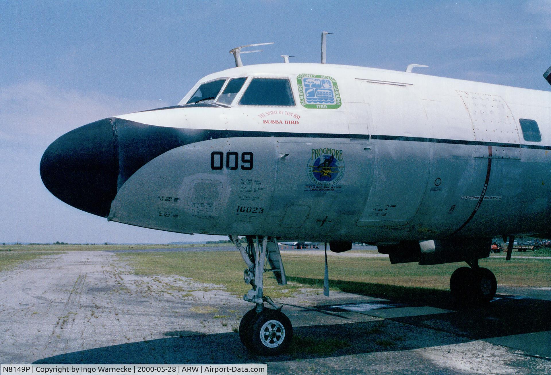 N8149P, Convair C-131F (R4Y-1) Samaritan C/N 292, Convair C-131F (ex US Navy) at Beaufort County airport SC